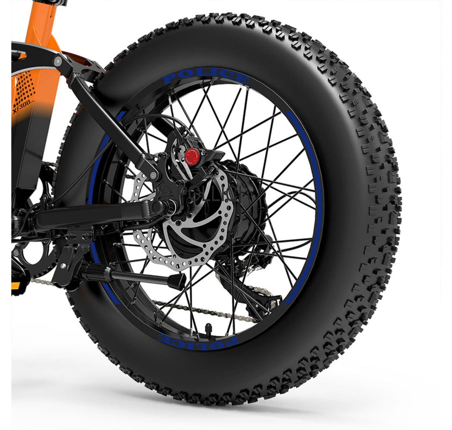 DualColorStampe Adesivi Cerchi Bici FAT BIKE 20'' - Stickers per Ruote Fat Bike MTB, Accessori Bici COD. B0205