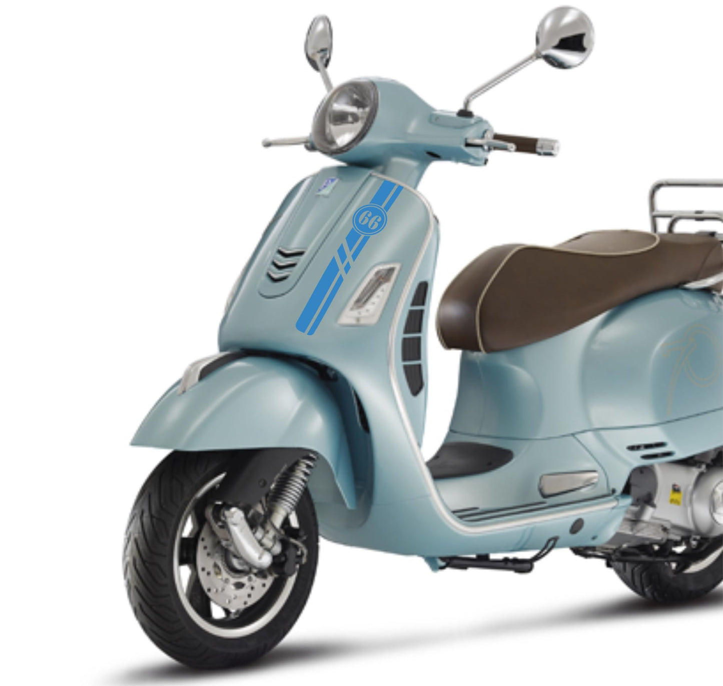 DualColorStampe Adesivi compatibili con Piaggio Vespa 150 PX SE 70° kit adesivi completo - Colore a scelta M0347