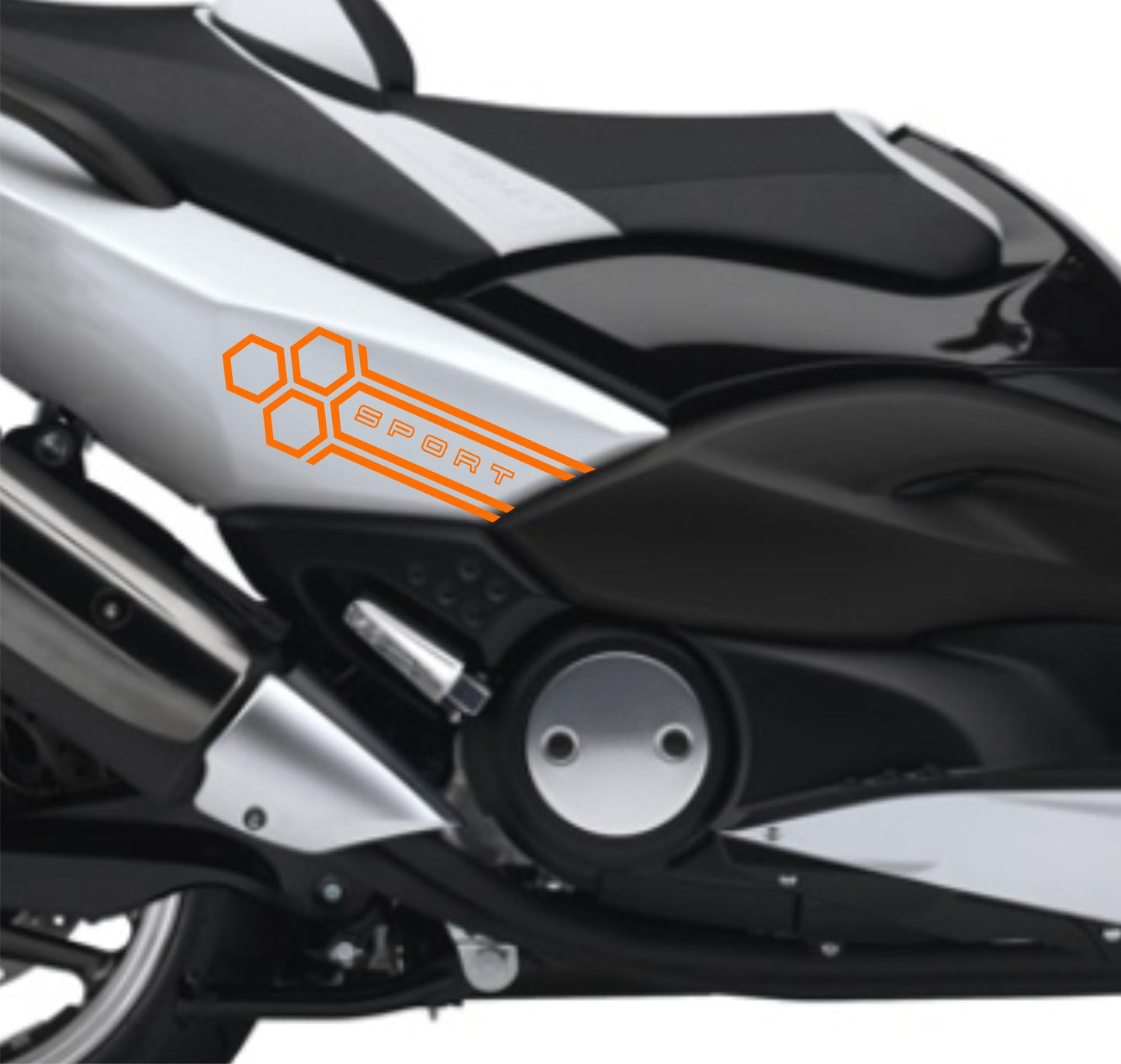 DualColorStampe Adesivi Compatibili con Yamaha Tmax 500 2008-2009 T-MAX Adesivi per carena sticker per moto M0368