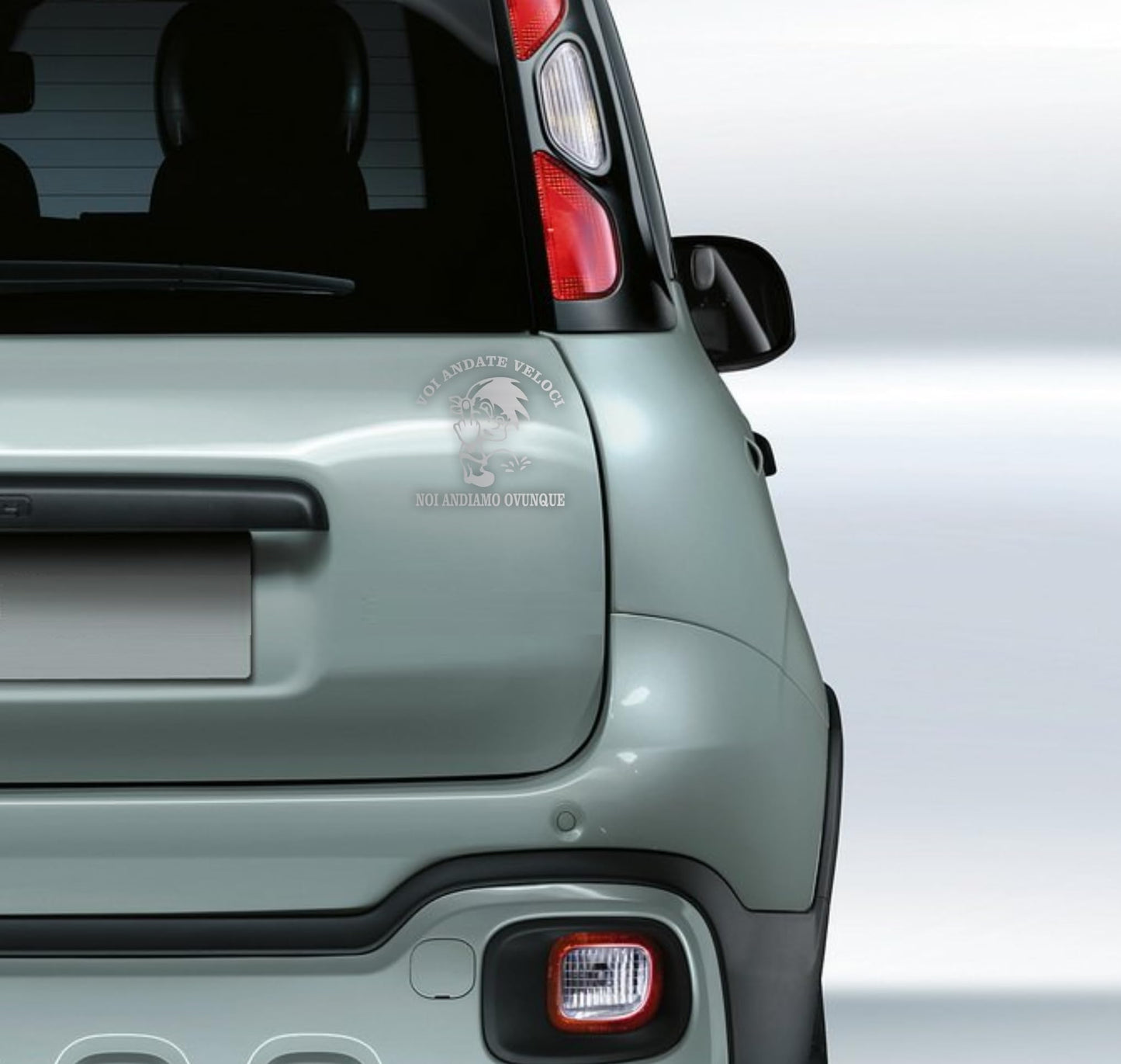 Voi Andate Veloci, Noi Andiamo Ovunque” – Sticker Auto 4x4, Moto, Casco – Decalcomania Vinile Impermeabile 0405