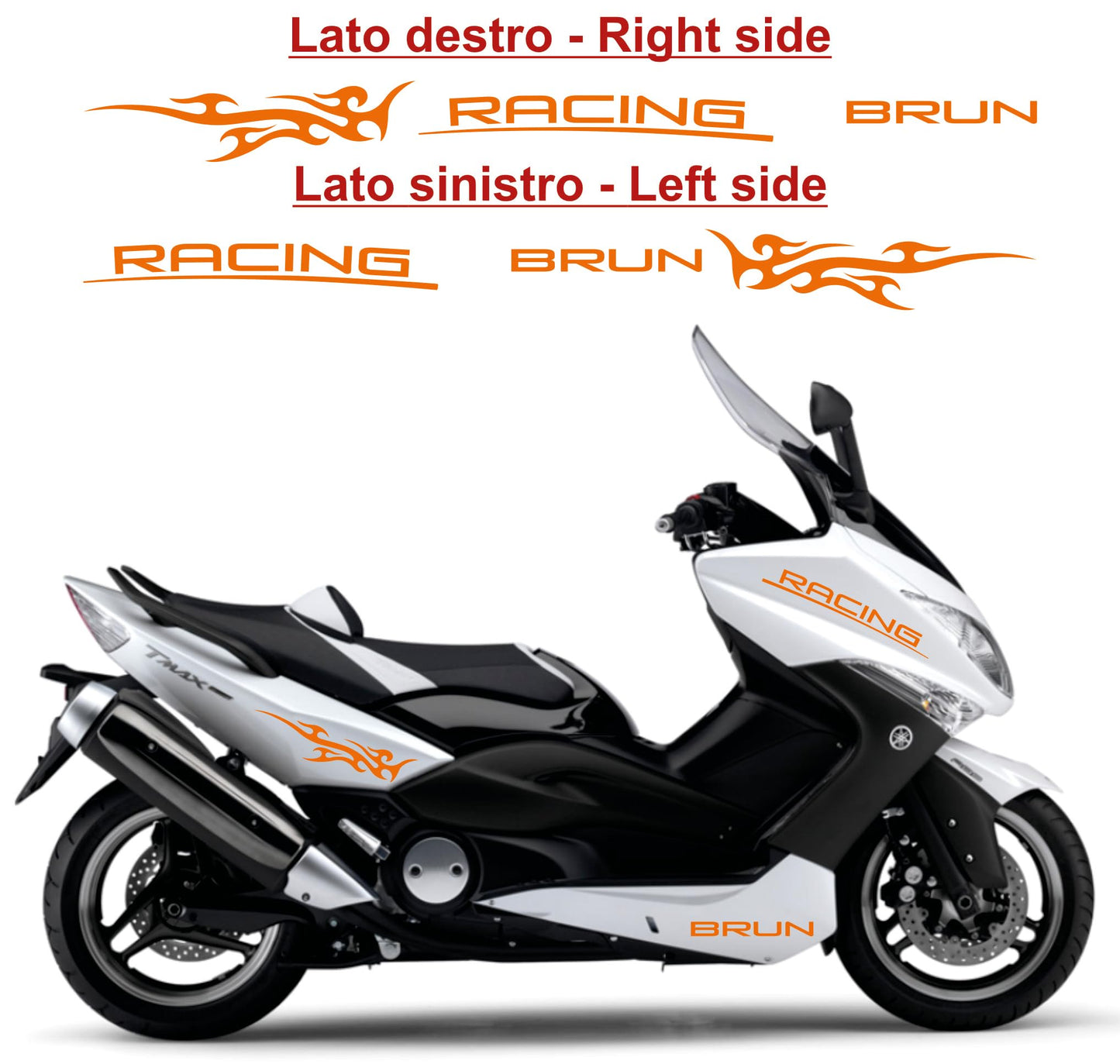set adesivi decal vinile