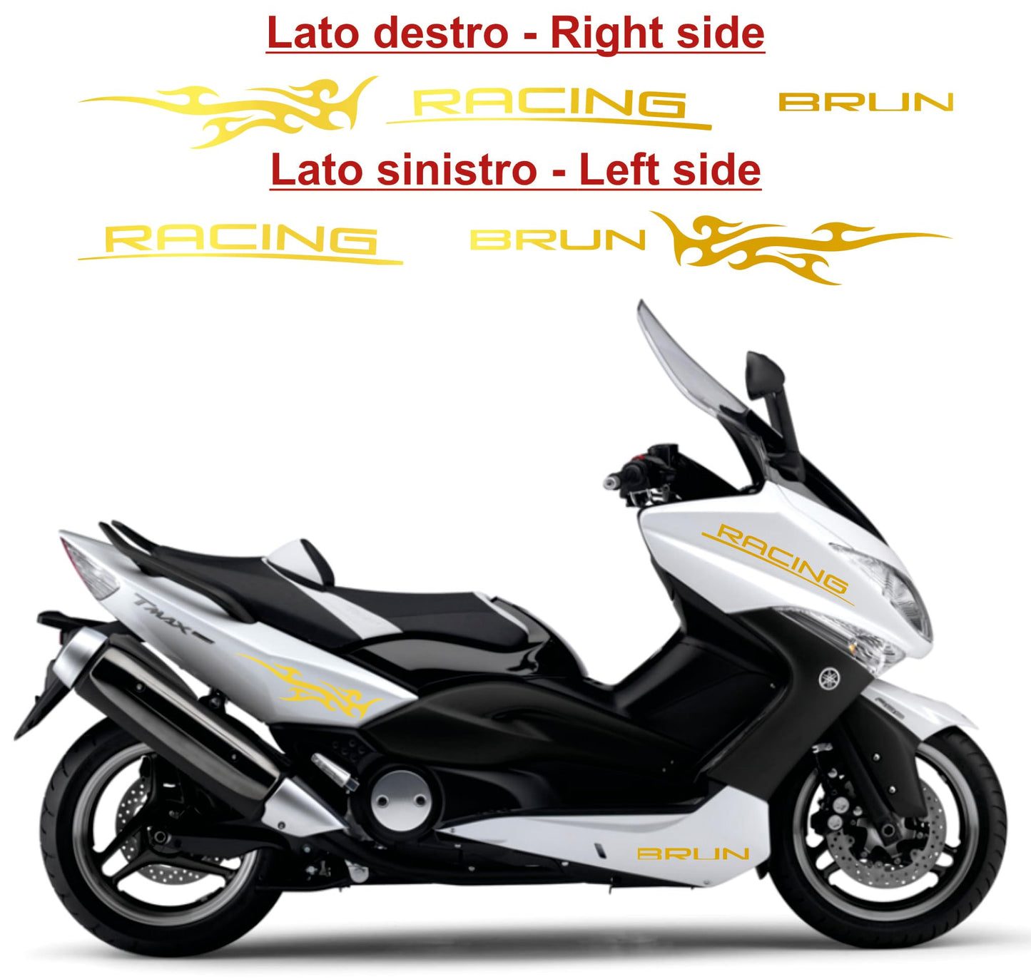 set adesivi decal vinile