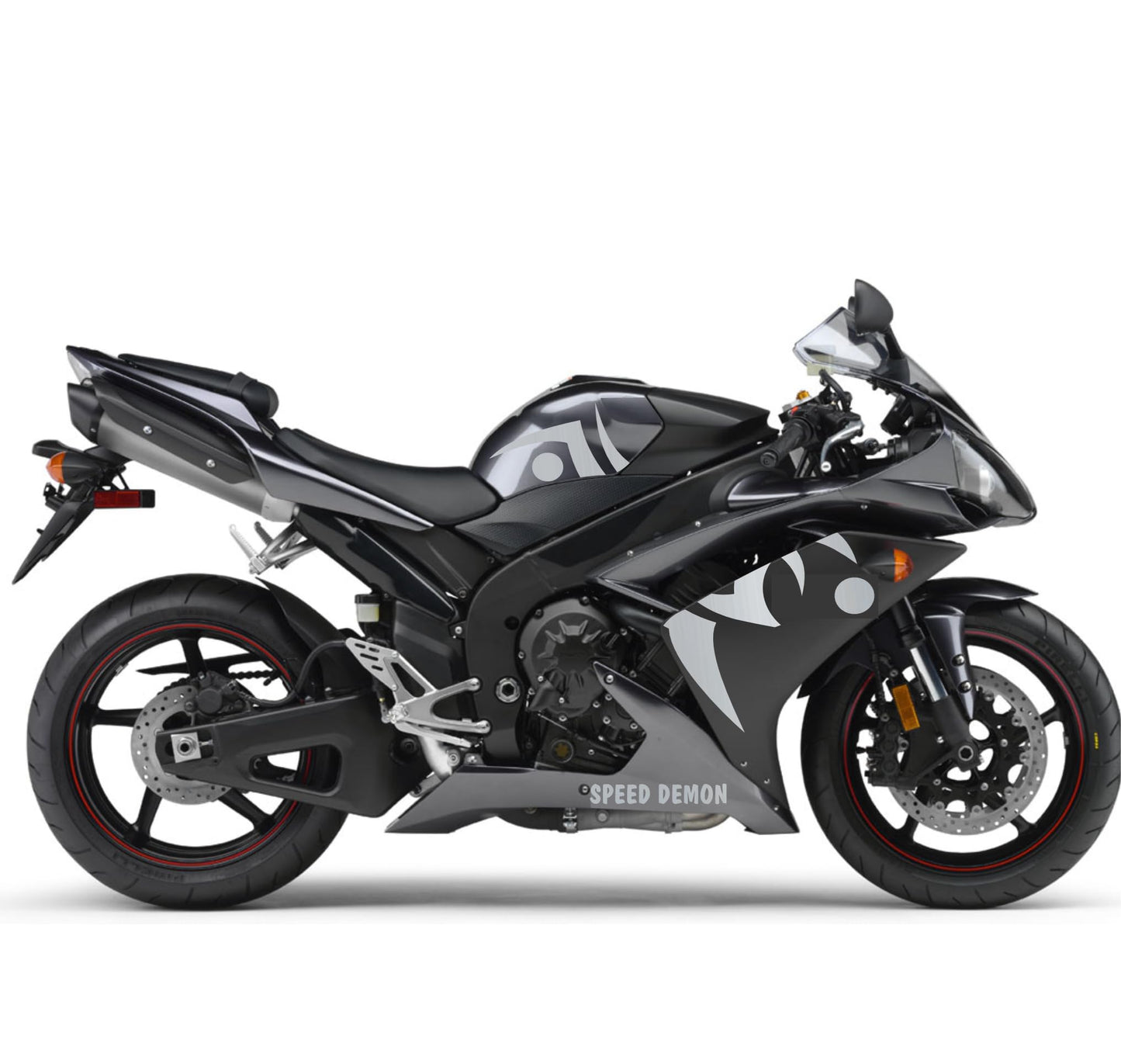 DualColorStampe Adesivi compatibili con Yamaha R1 YZF (2009-2011) grafica carena moto Adesivo per Moto Impermeabile Stickers decal vinile M0325