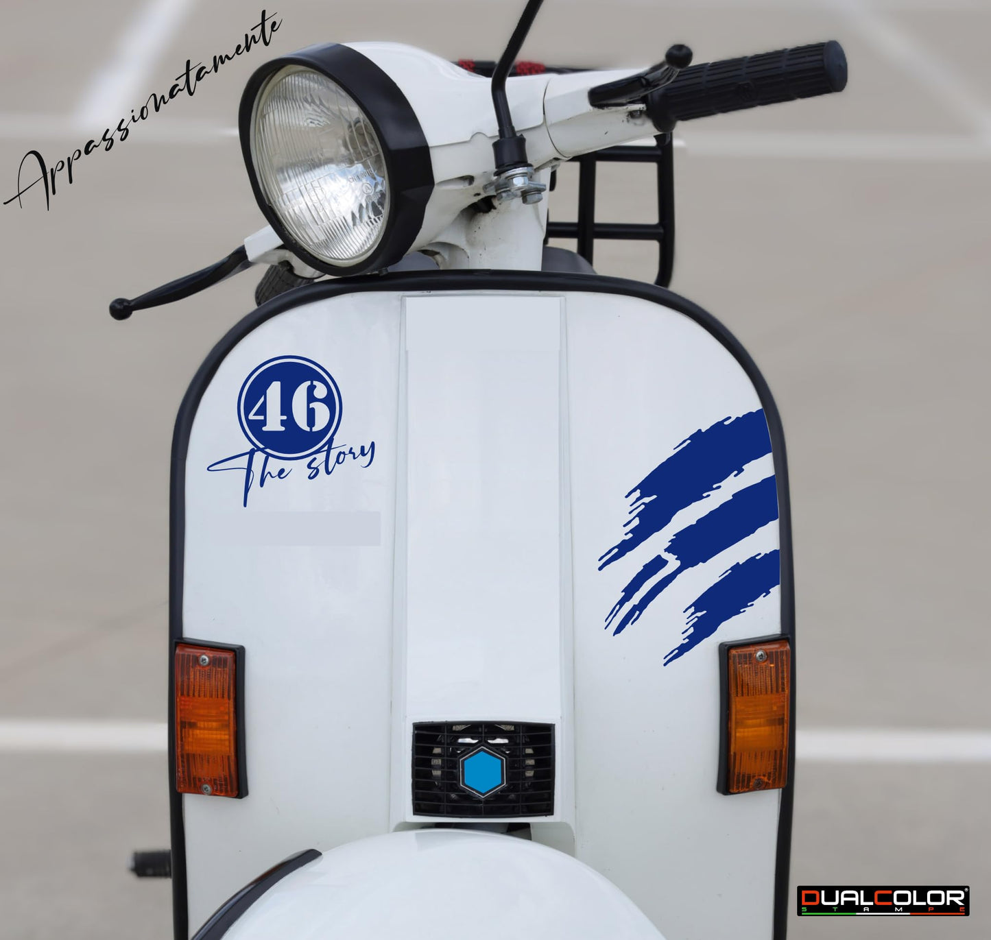 DualColorStampe Adesivi Compatibili con PIAGGIO VESPA 1981 PX 125 GTS 300 super GTV 300 GTV250 GTV125 M0334