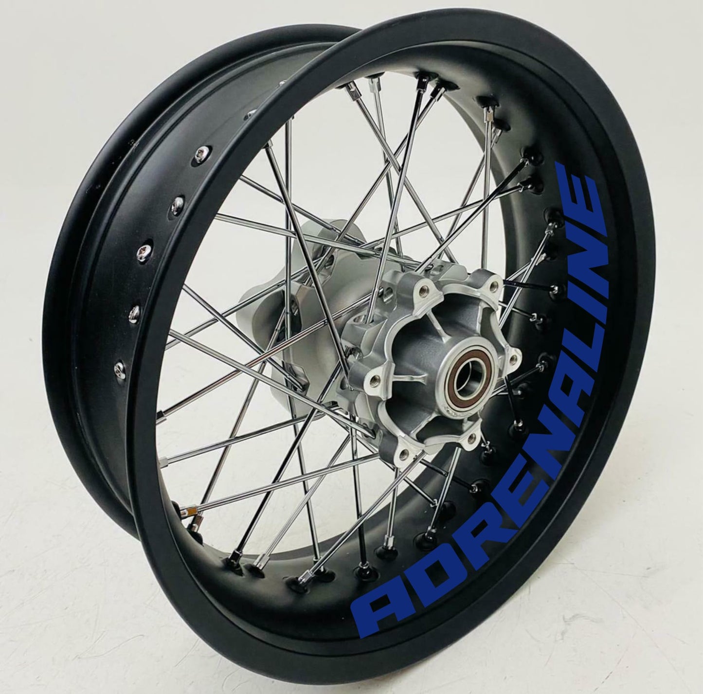 DualColorStampe Adesivi interno cerchi moto 17 POLLICI decal stickers cerchioni gomme strisce moto ADRENALINE COD.D0107