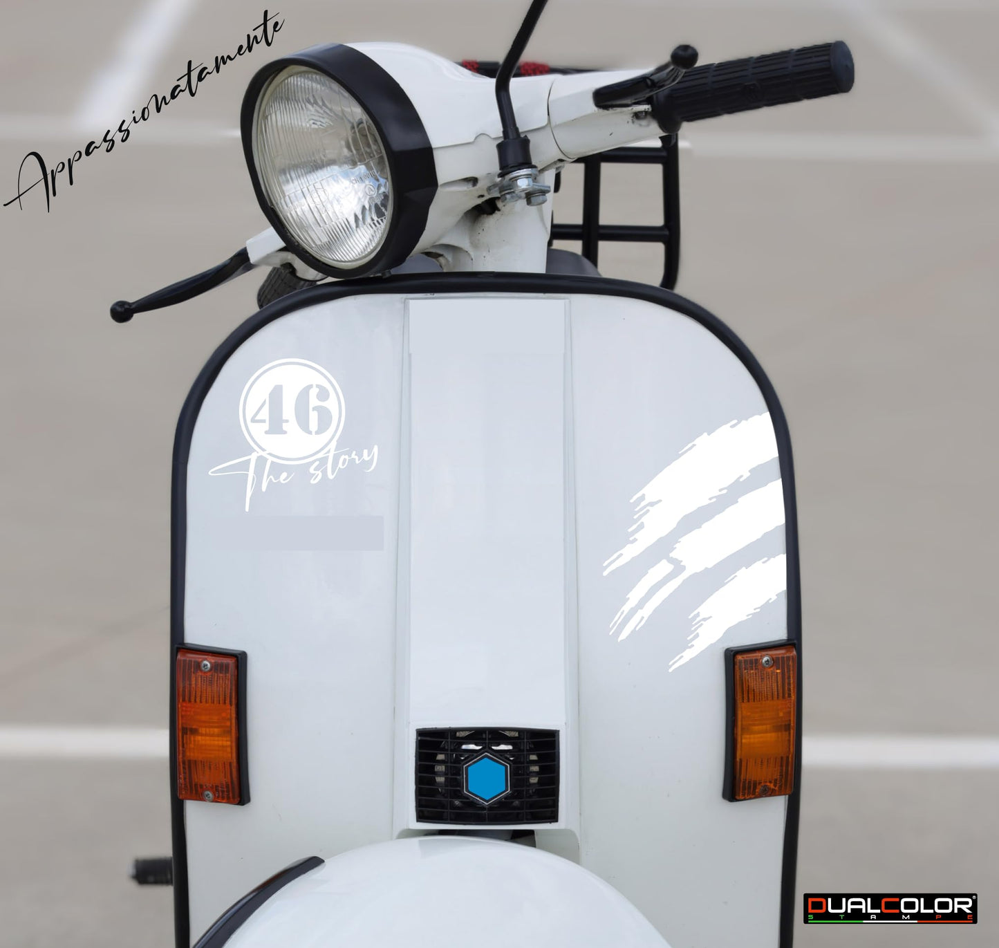 DualColorStampe Adesivi Compatibili con PIAGGIO VESPA 1981 PX 125 GTS 300 super GTV 300 GTV250 GTV125 M0334