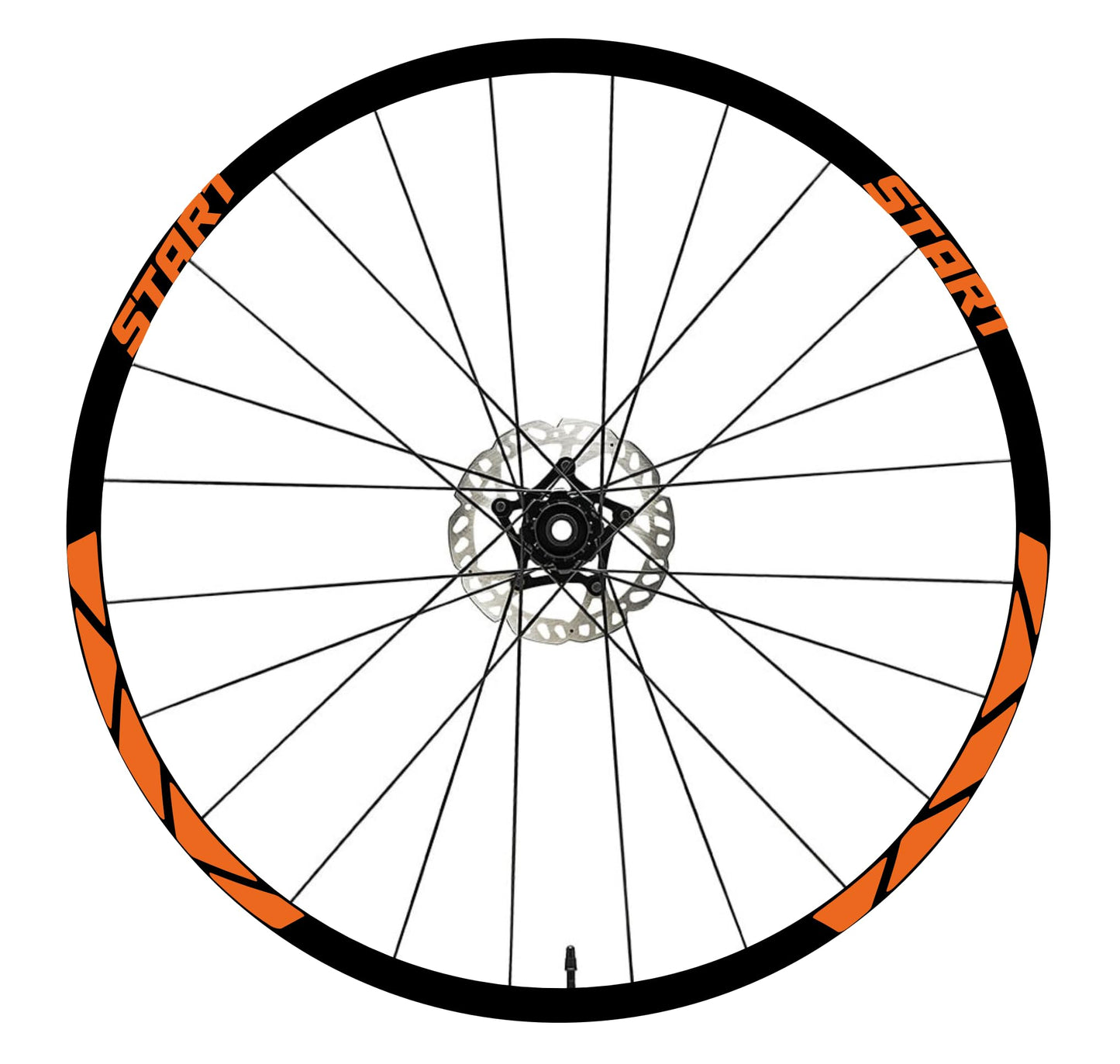 Adesivi Cerchi Bici 26'' - 27,5'' - 28-29'' Pollici Ruota Bicicletta MTB Bike Stickers Cerchi MOUNTAIN BIKE B0211