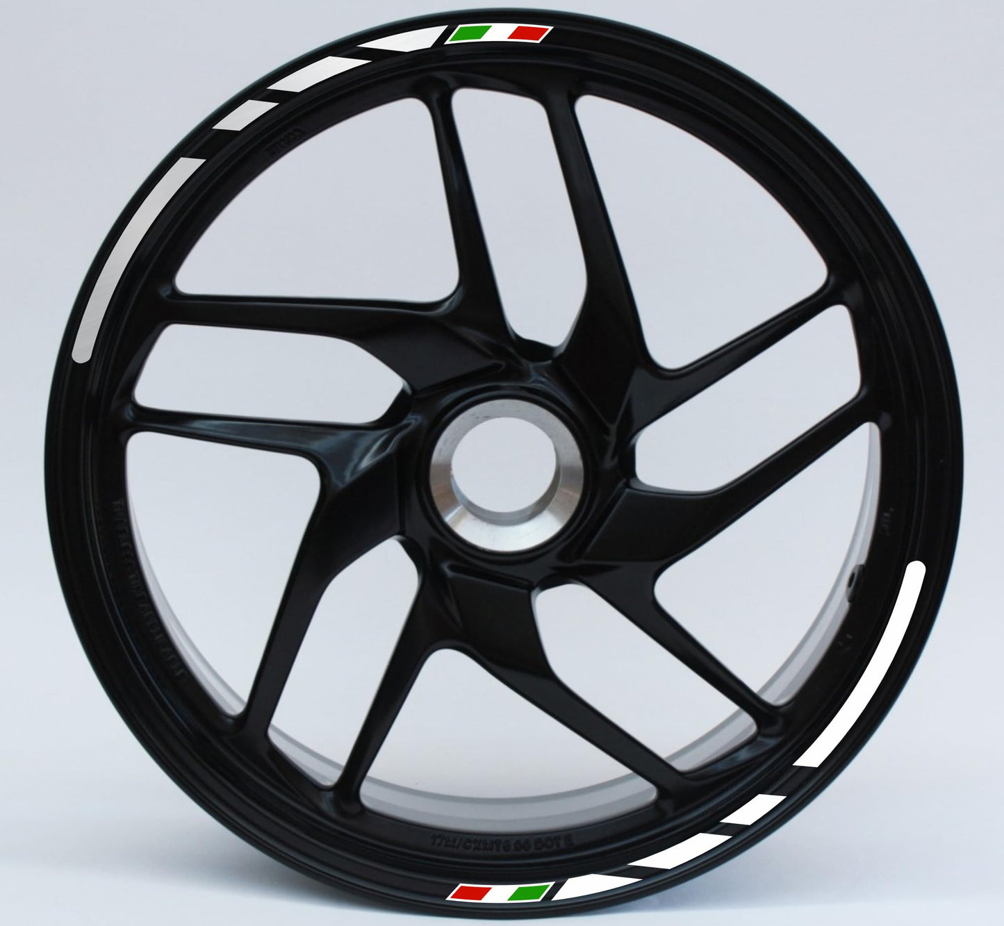 Adesivi per cerchi moto 15 pollici Cerchioni Set Completo per 2 Ruote 15 Pollici Strisce Cerchi Custom universale D0104