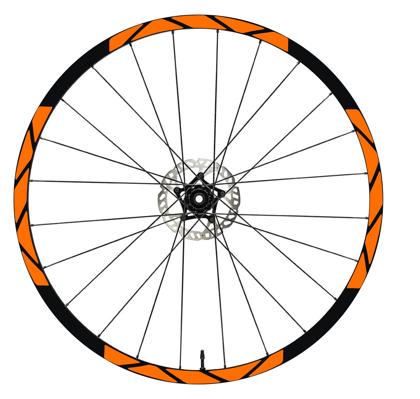 Kit completo Adesivi Cerchi Bici MTB 26'' - 27,5'' - 28-29'' Pollici, adesivi forcella MTB, adesivi telaio MTB off road Stickers decal - B0068