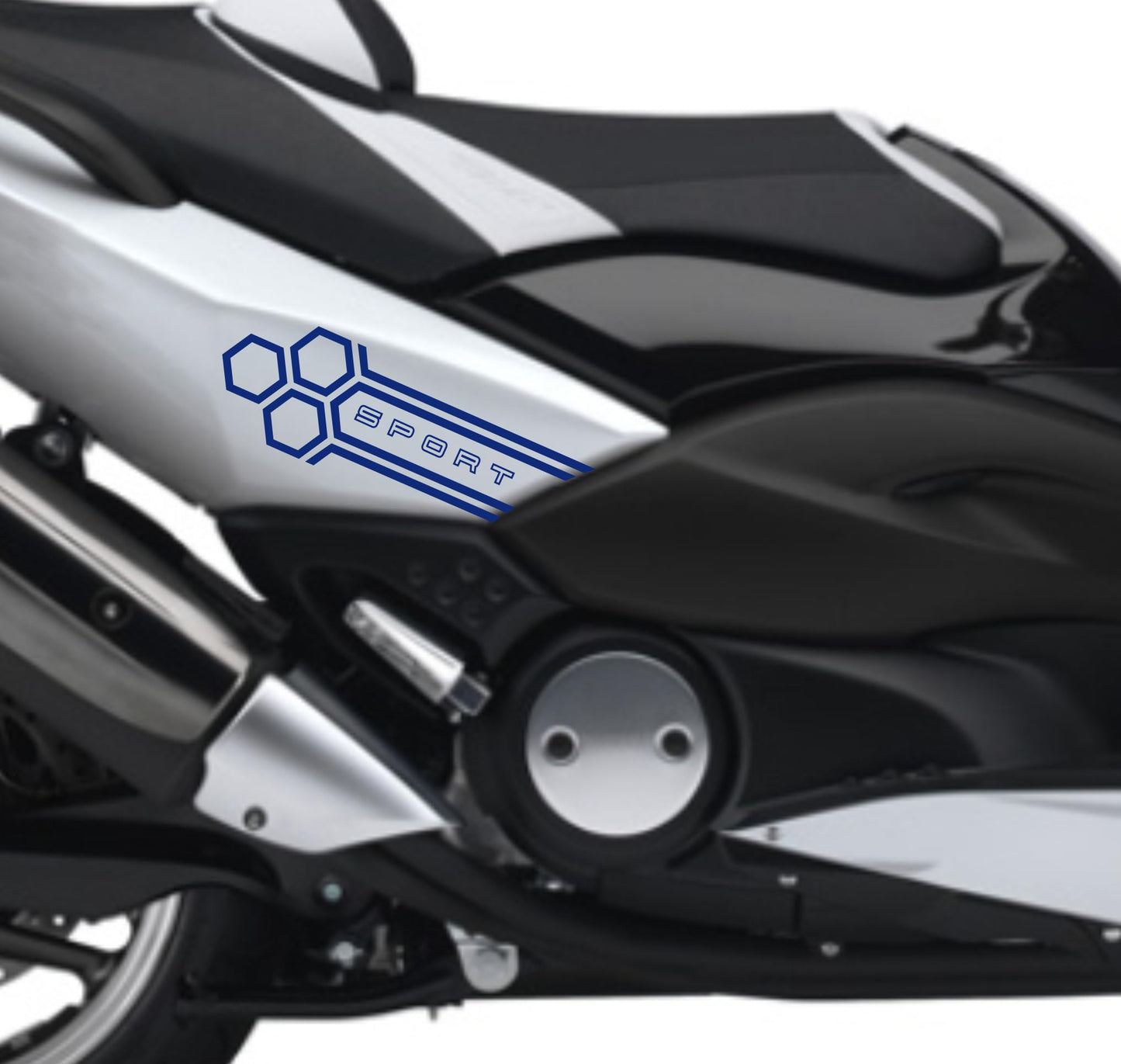 DualColorStampe Adesivi Compatibili con Yamaha Tmax 500 2008-2009 T-MAX Adesivi per carena sticker per moto M0368
