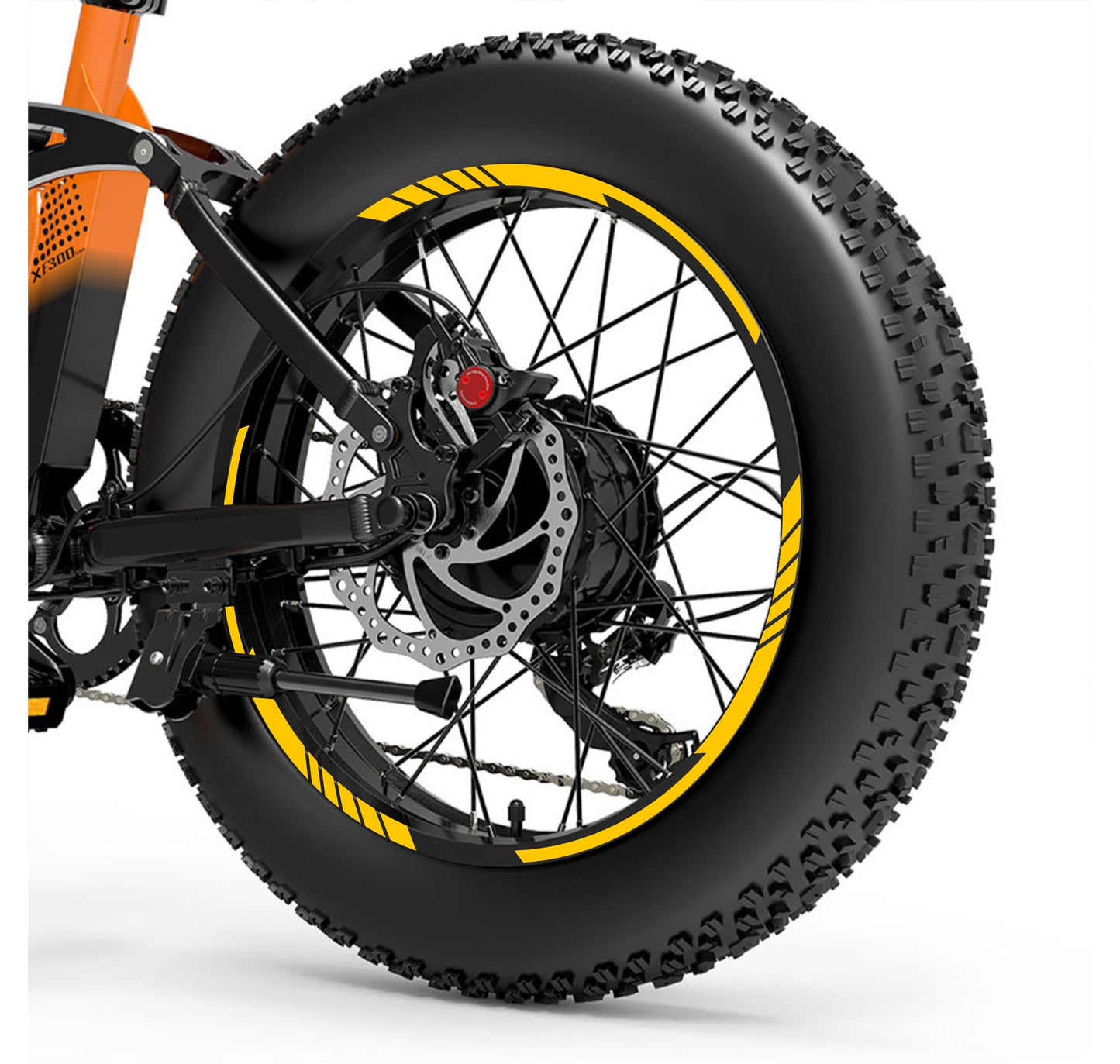 DualColorStampe Adesivi Cerchi Bici FAT BIKE 20'' - Stickers per Ruote Fat Bike MTB, Accessori Bici COD. B0206