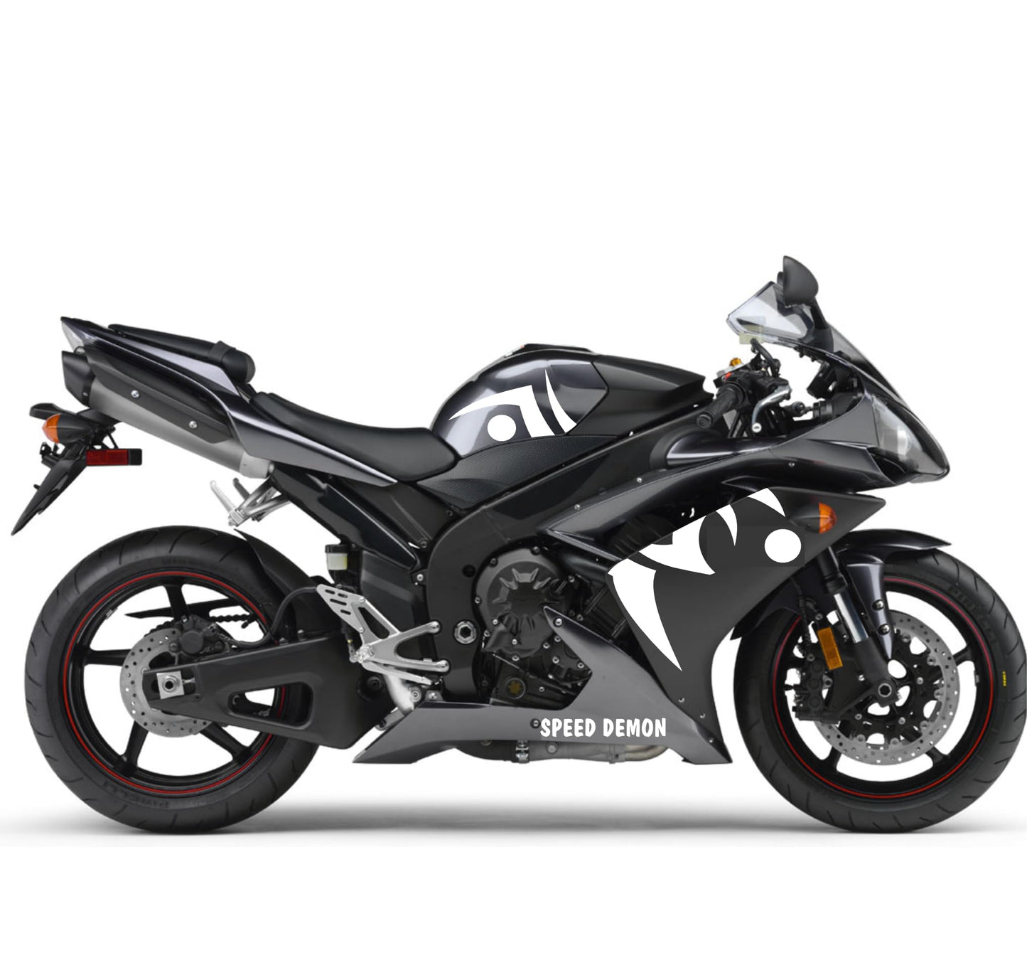 DualColorStampe Adesivi compatibili con Yamaha R1 YZF (2009-2011) grafica carena moto Adesivo per Moto Impermeabile Stickers decal vinile M0325