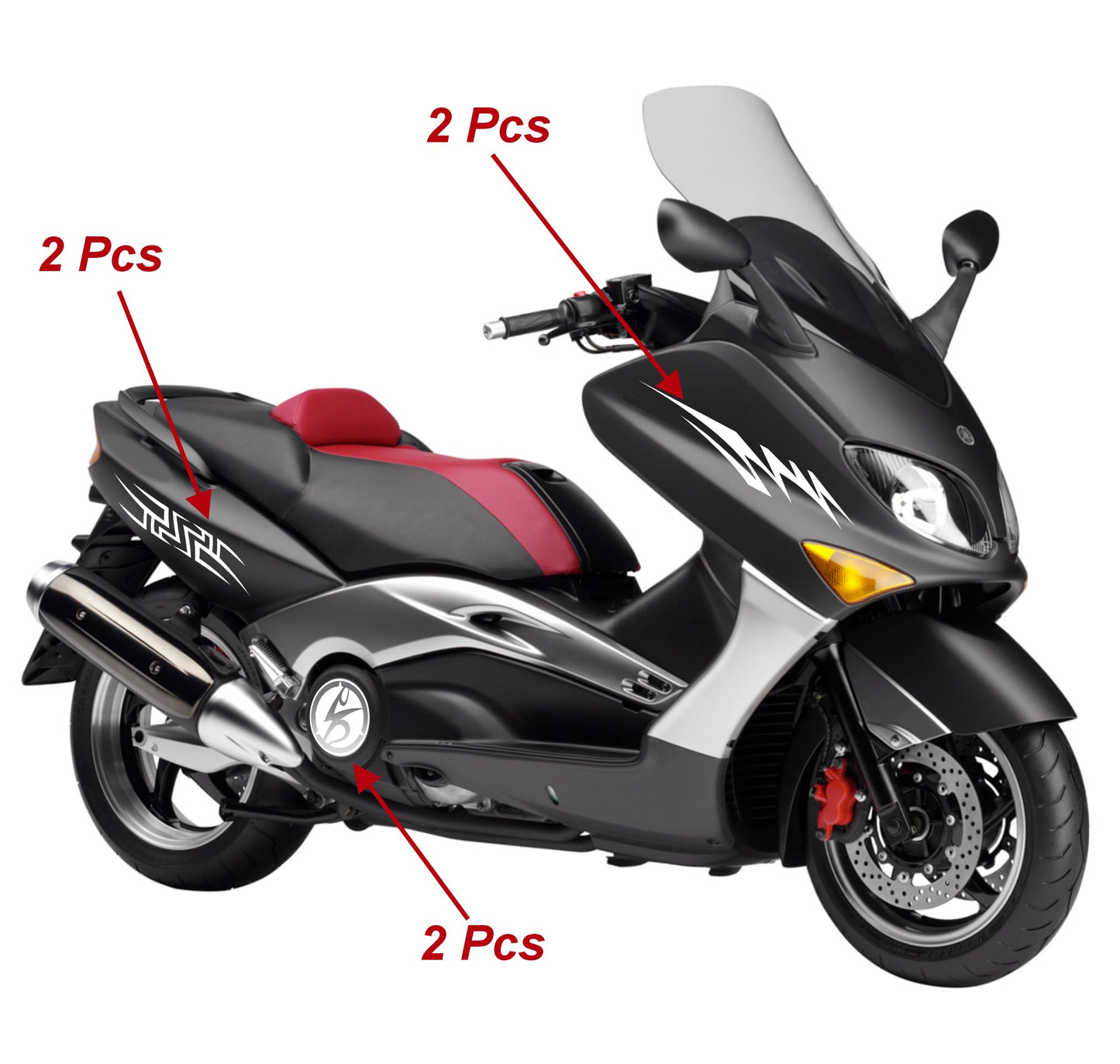 set adesivi decal vinile