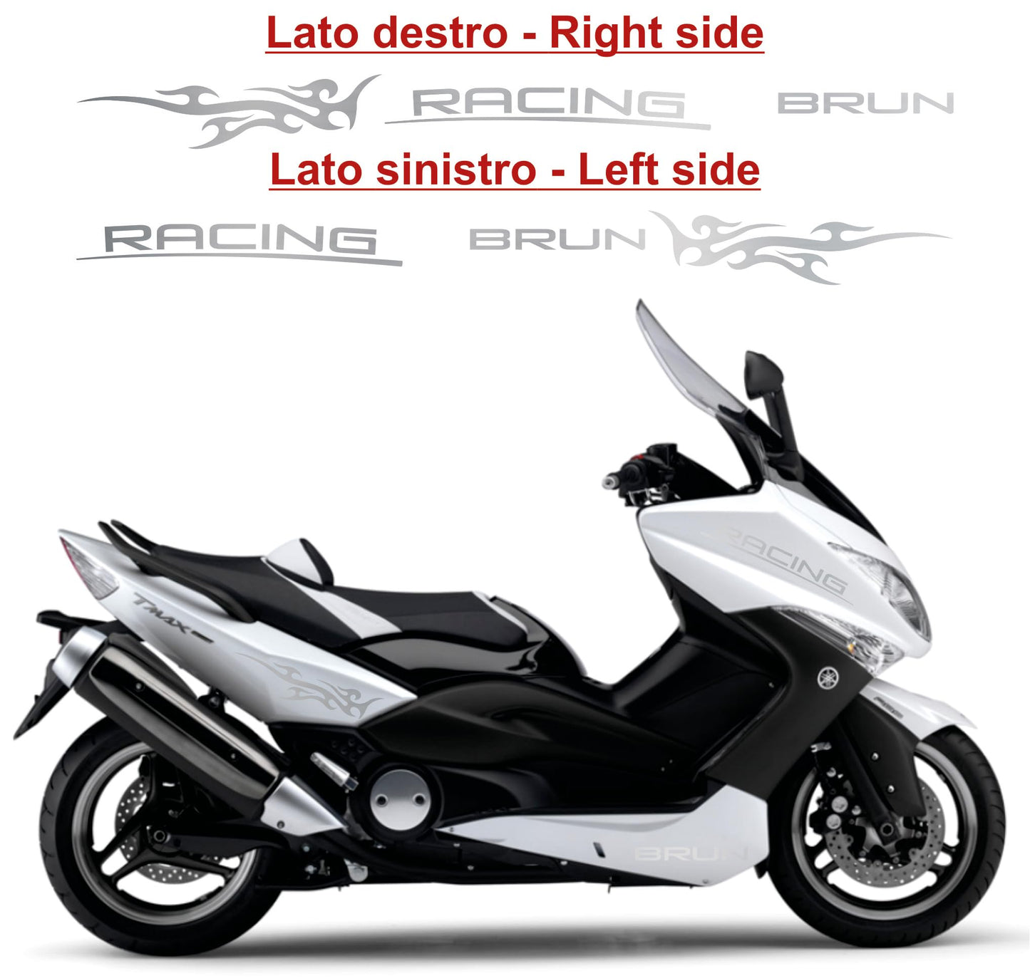 set adesivi decal vinile