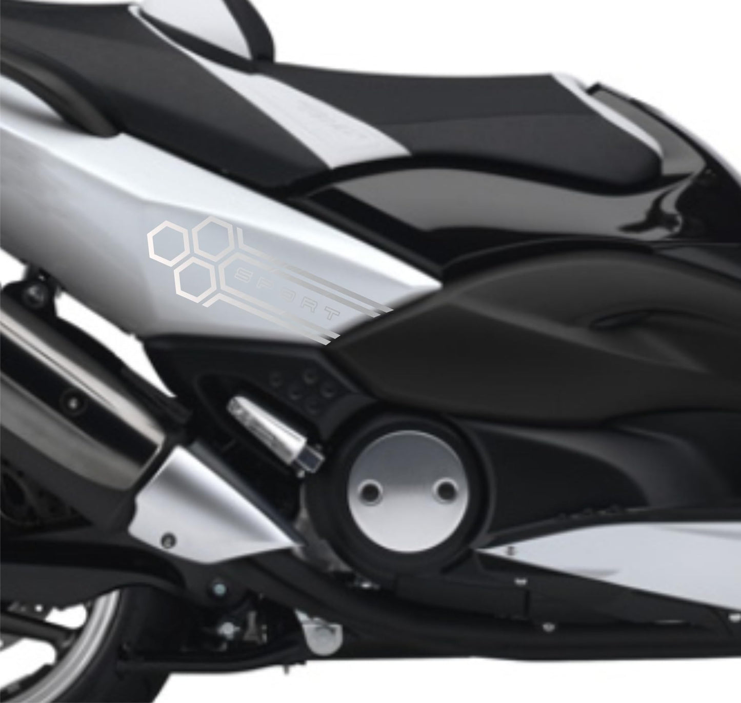 DualColorStampe Adesivi Compatibili con Yamaha Tmax 500 2008-2009 T-MAX Adesivi per carena sticker per moto M0368