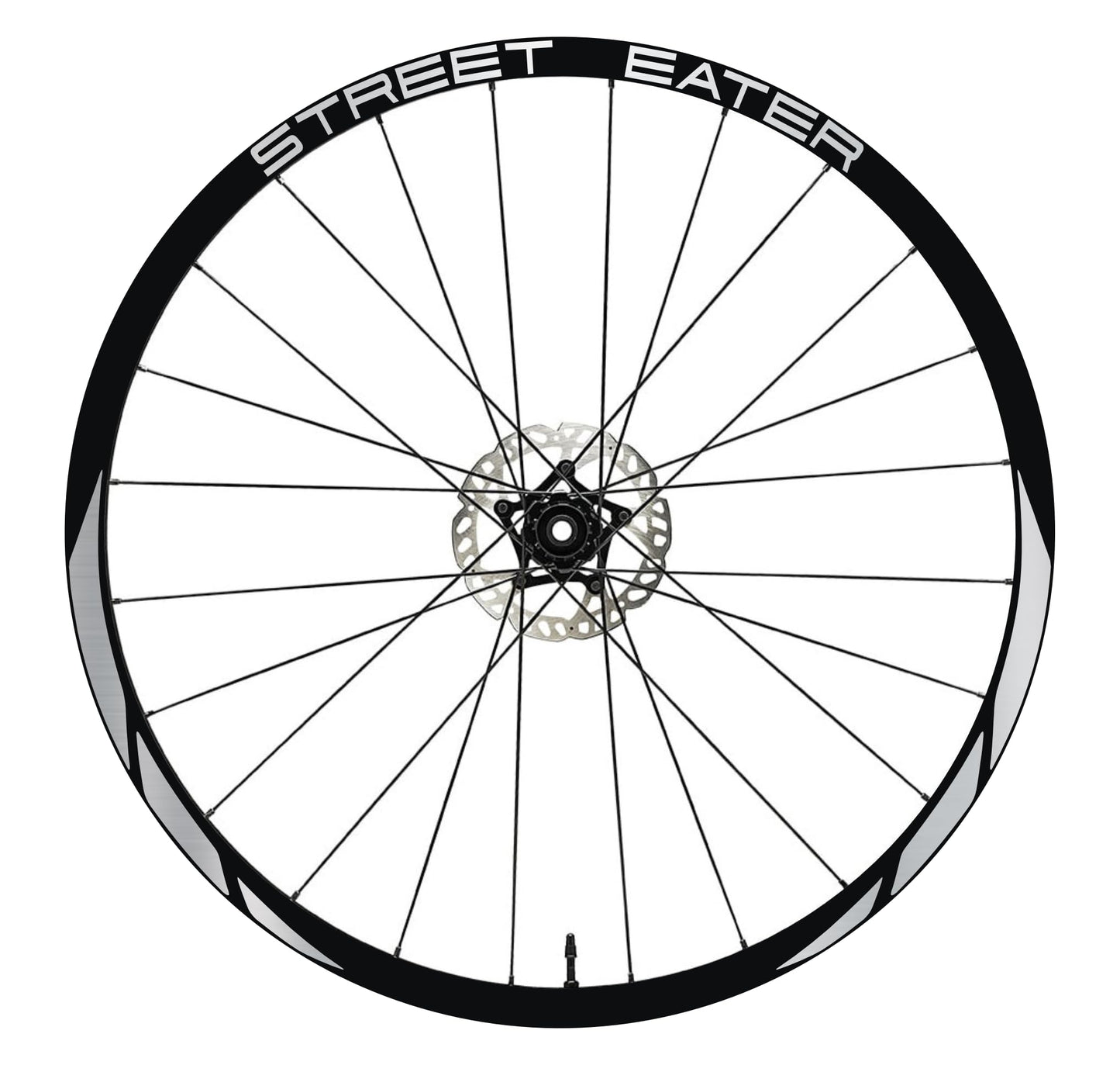 DualColorStampe® Adesivi Cerchi Bici MTB 26'' 27,5'' 28-29'' Pollici | Stickers Ruota Mountain Bike Colorati, Autoadesivi Impermeabili | Cod. B0204