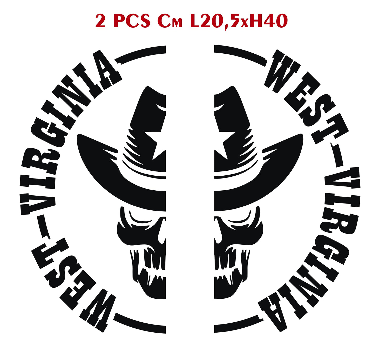 set adesivi decal vinile