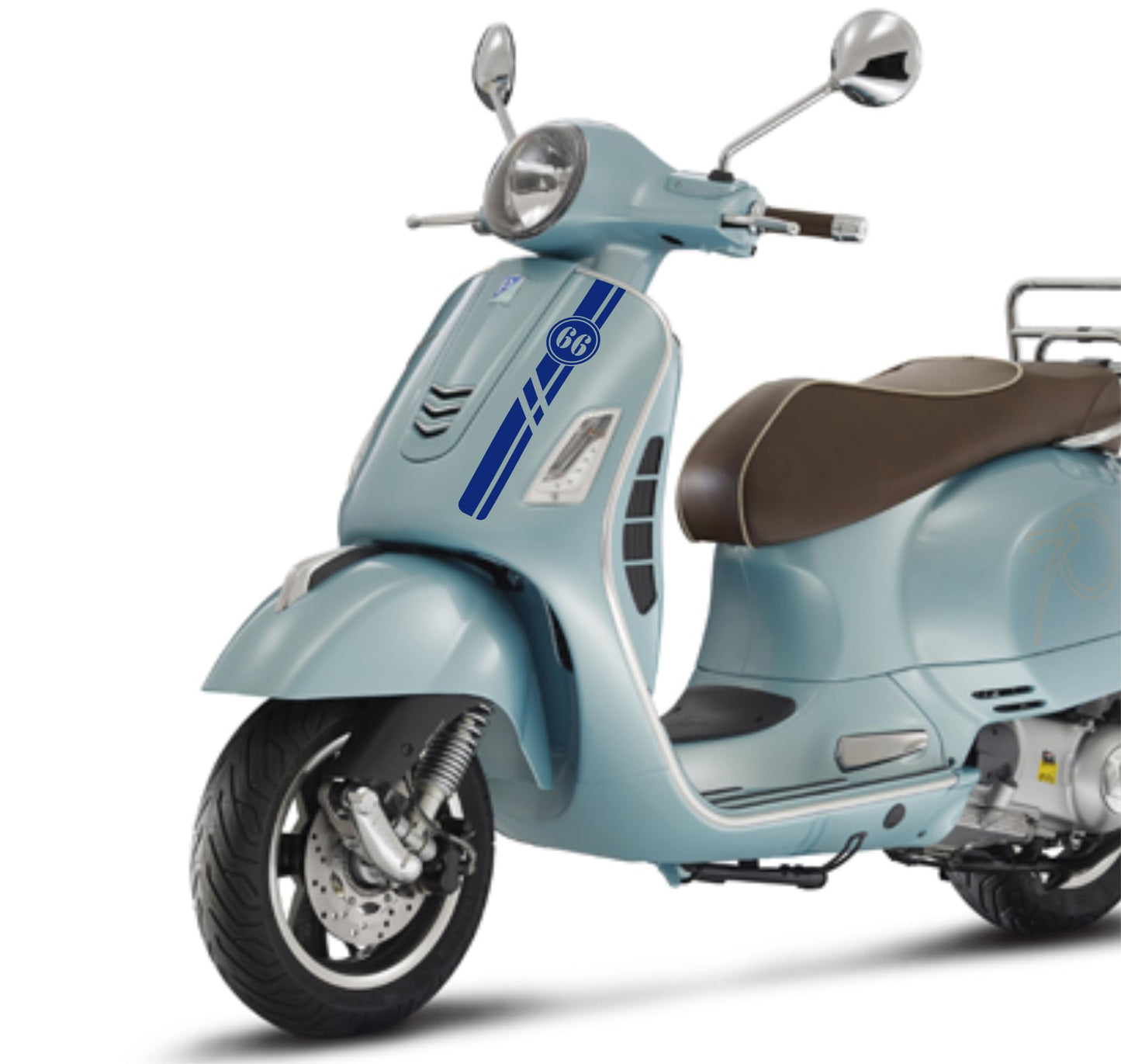 DualColorStampe Adesivi compatibili con Piaggio Vespa 150 PX SE 70° kit adesivi completo - Colore a scelta M0347