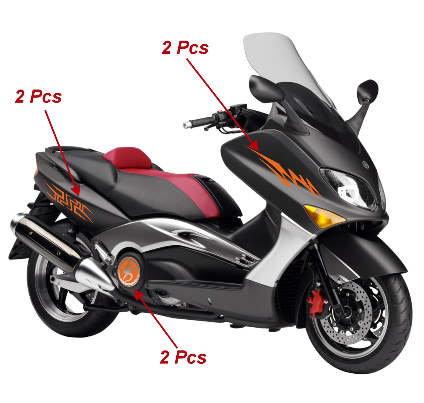 set adesivi decal vinile