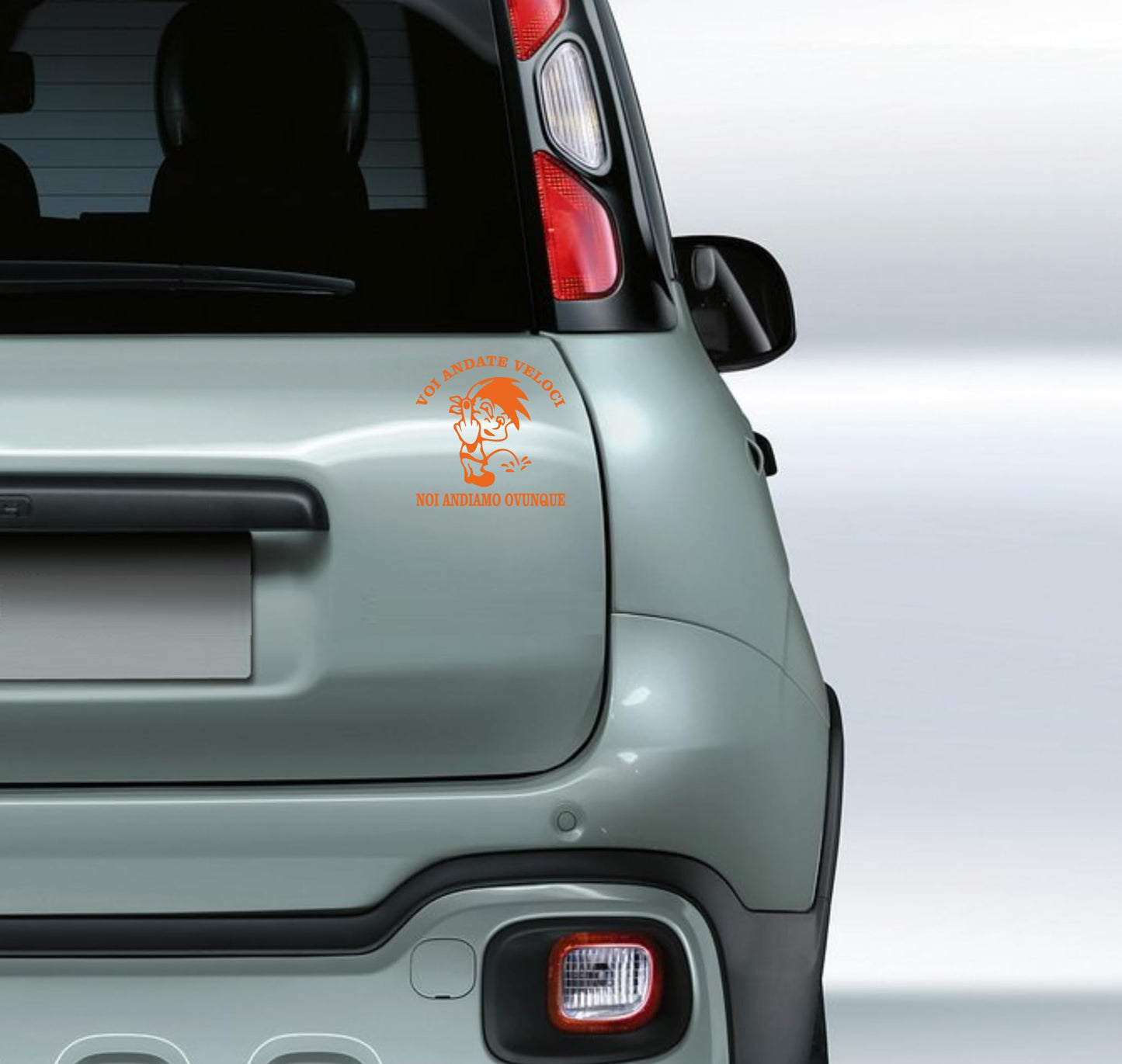 Voi Andate Veloci, Noi Andiamo Ovunque” – Sticker Auto 4x4, Moto, Casco – Decalcomania Vinile Impermeabile 0405
