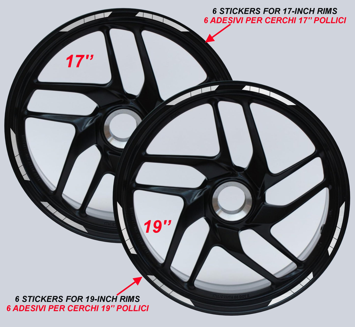 set adesivi decal vinile