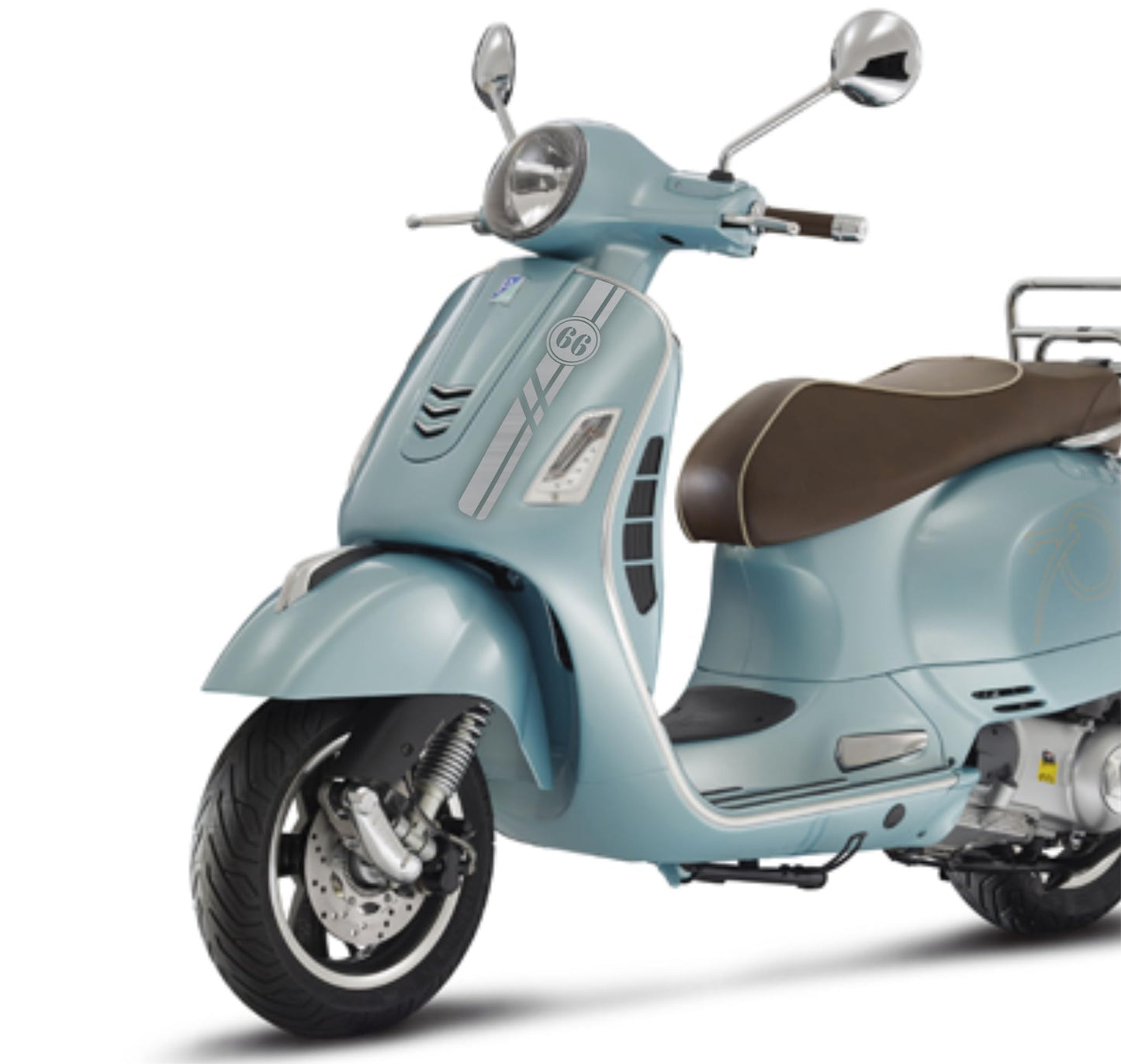 DualColorStampe Adesivi compatibili con Piaggio Vespa 150 PX SE 70° kit adesivi completo - Colore a scelta M0347