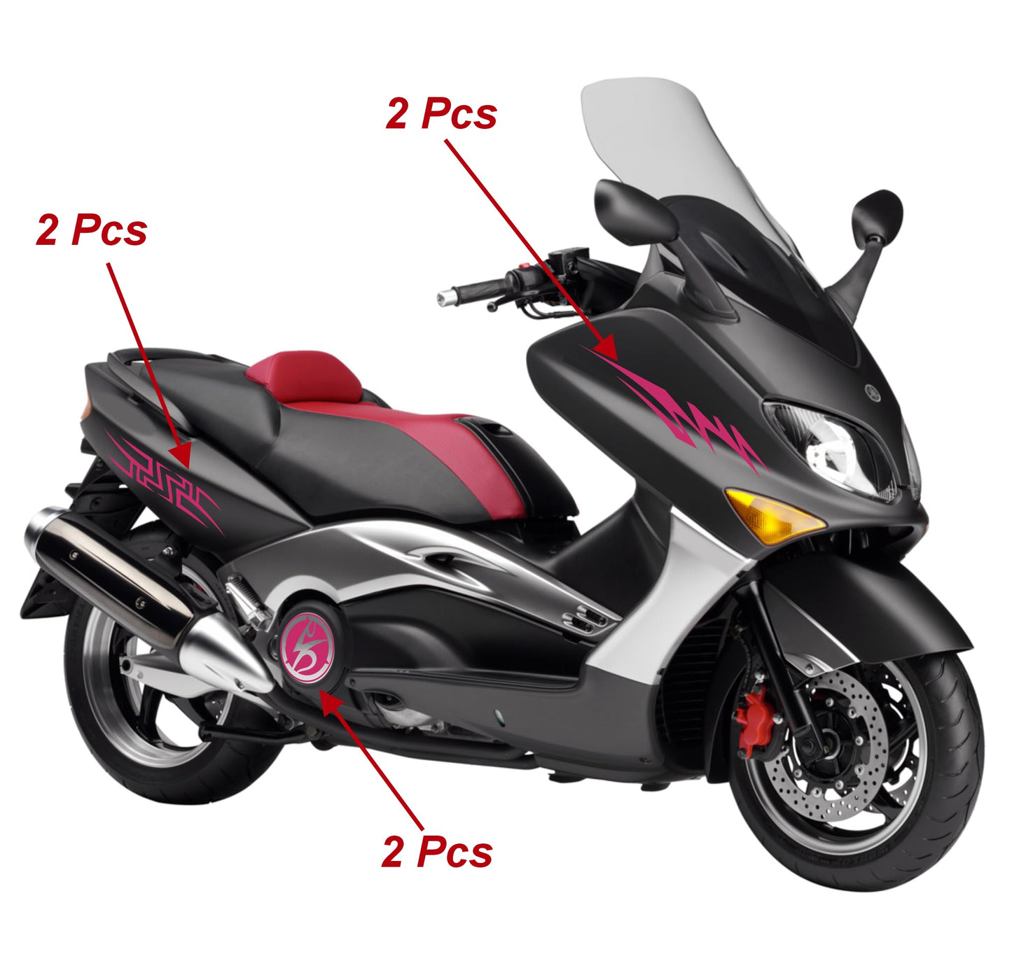 set adesivi decal vinile