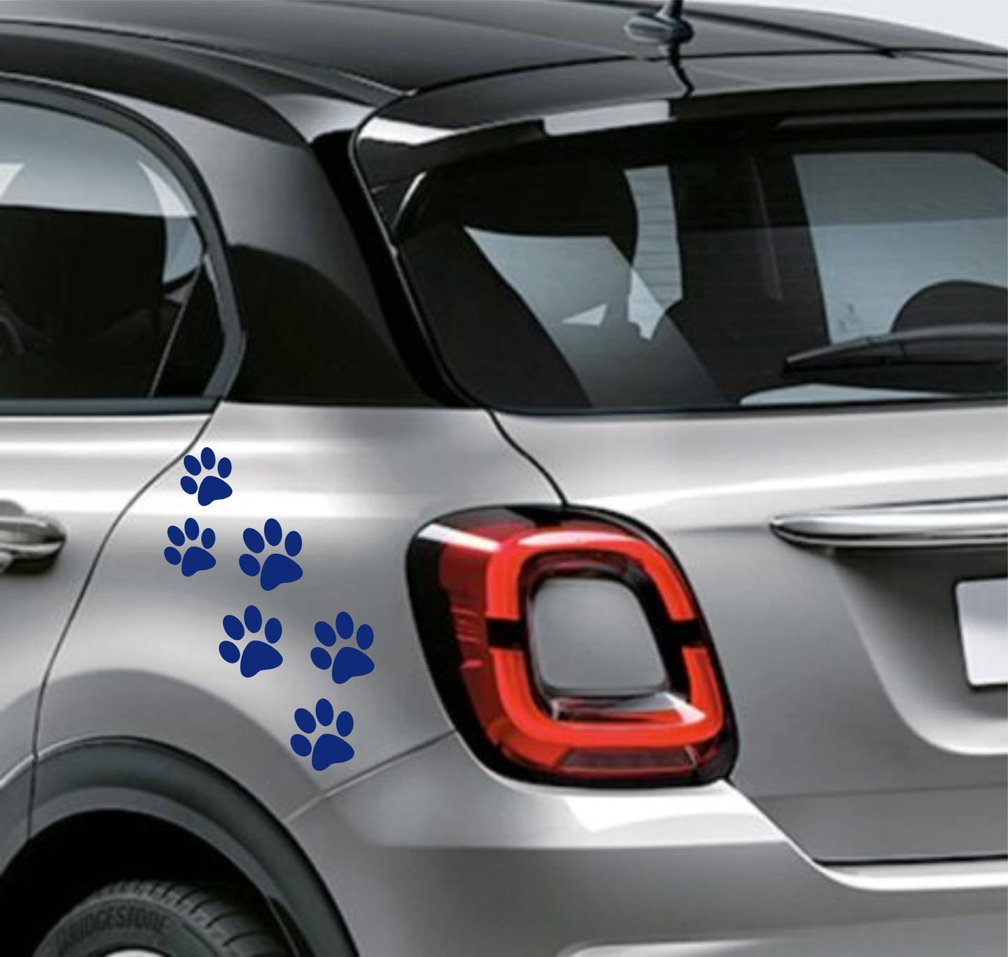 DualColorStampe Adesivi con zampe di gatto cane stickers con stampe di zampa di animale impronte di zampe decalcomanie 0010