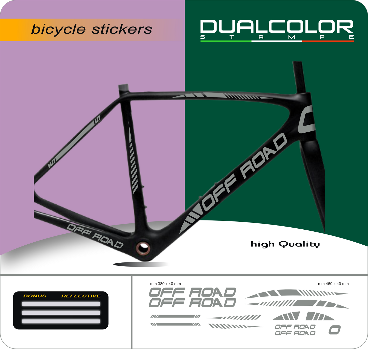 set adesivi decal vinile