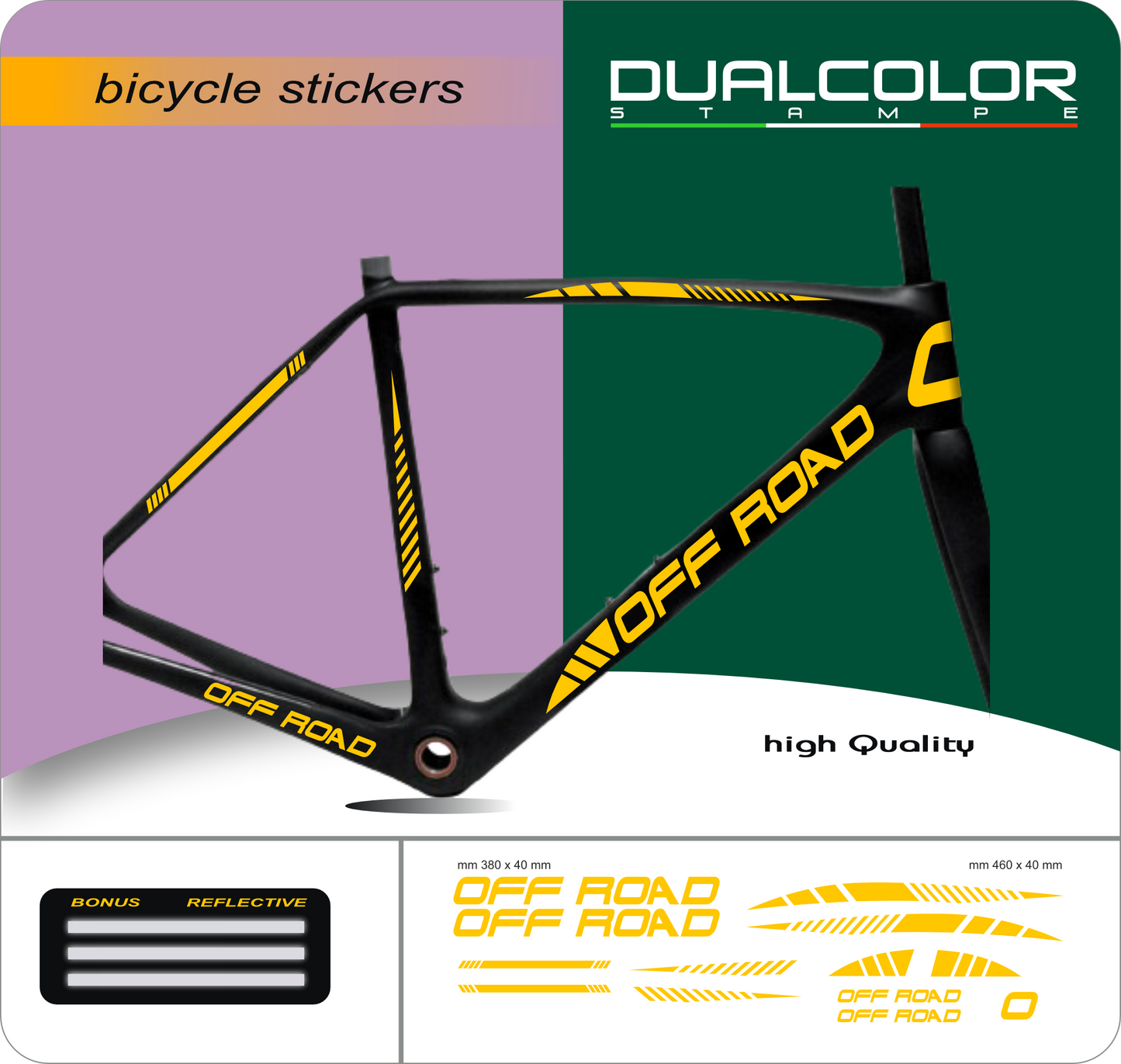 set adesivi decal vinile