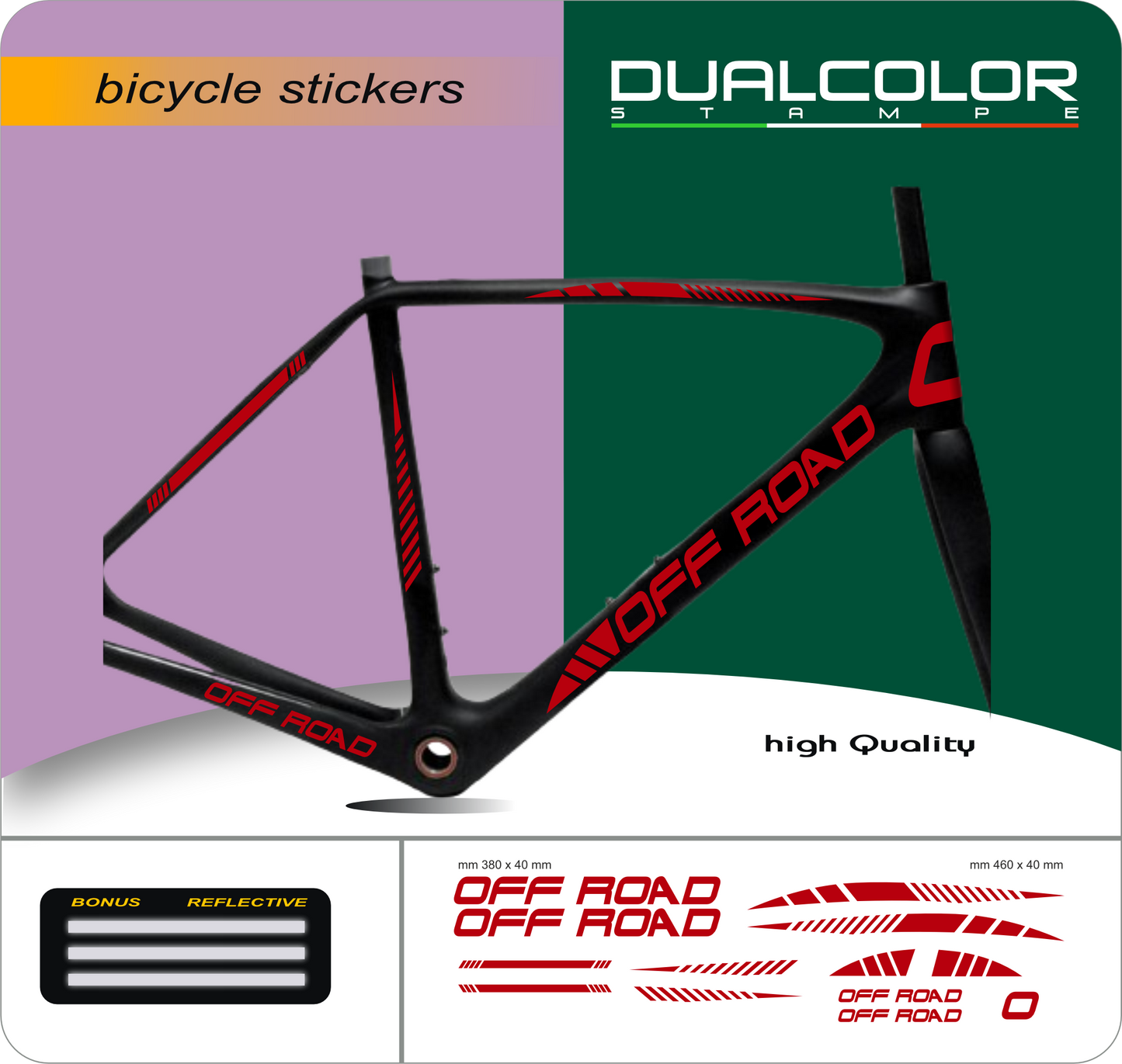 set adesivi decal vinile