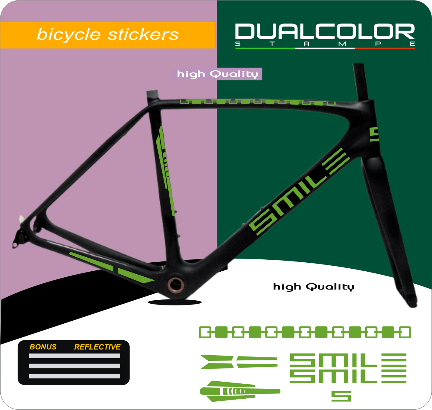 set adesivi decal vinile