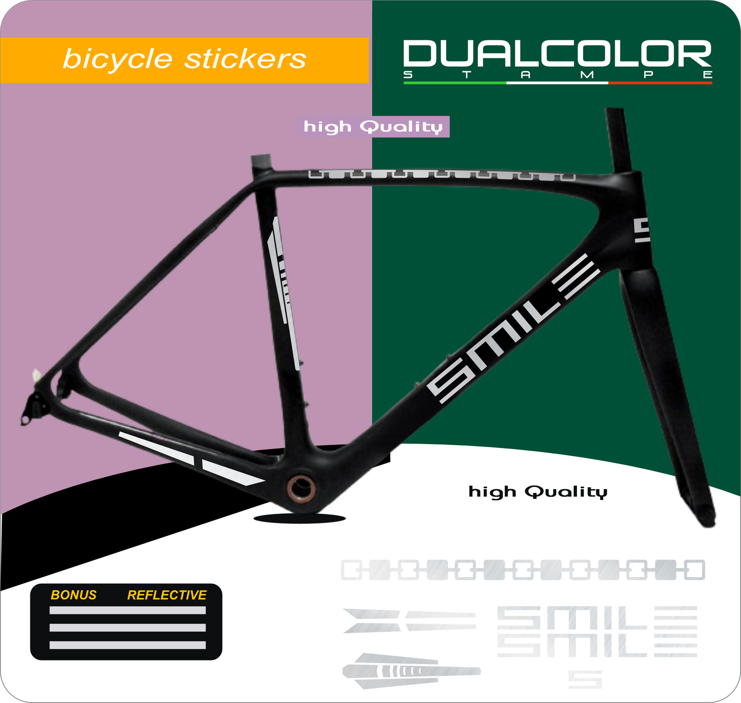 set adesivi decal vinile