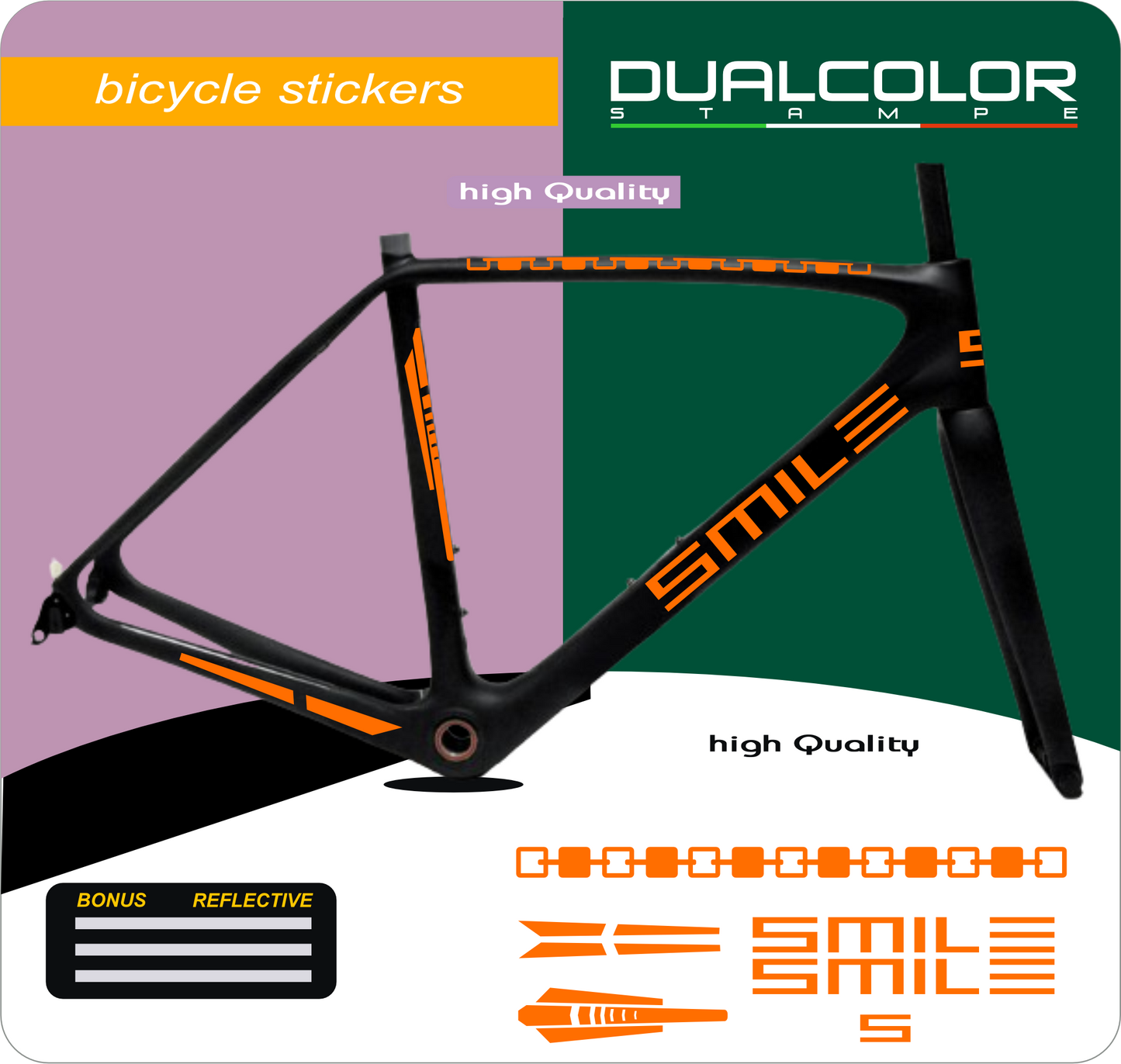 bici mtb adesivi set adesivi decal vinile