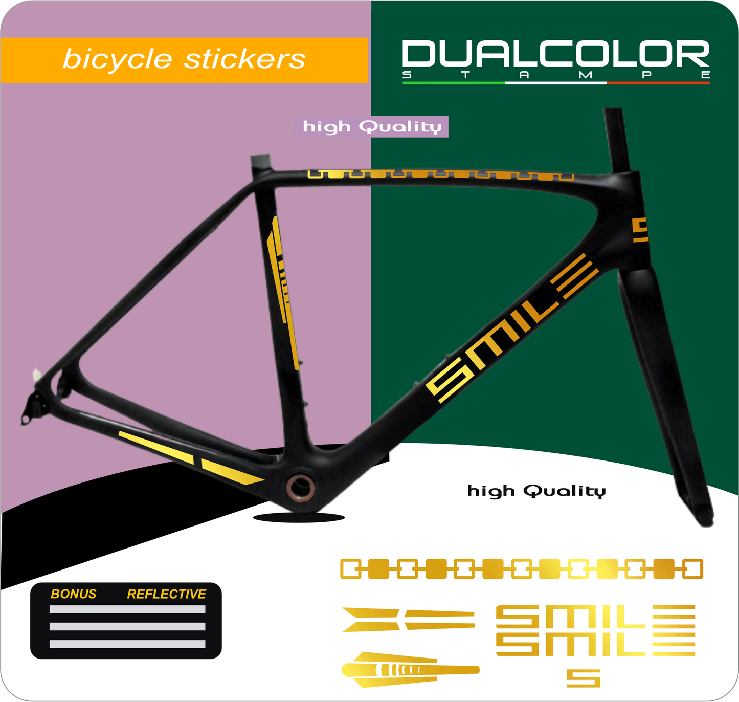 set adesivi decal vinile