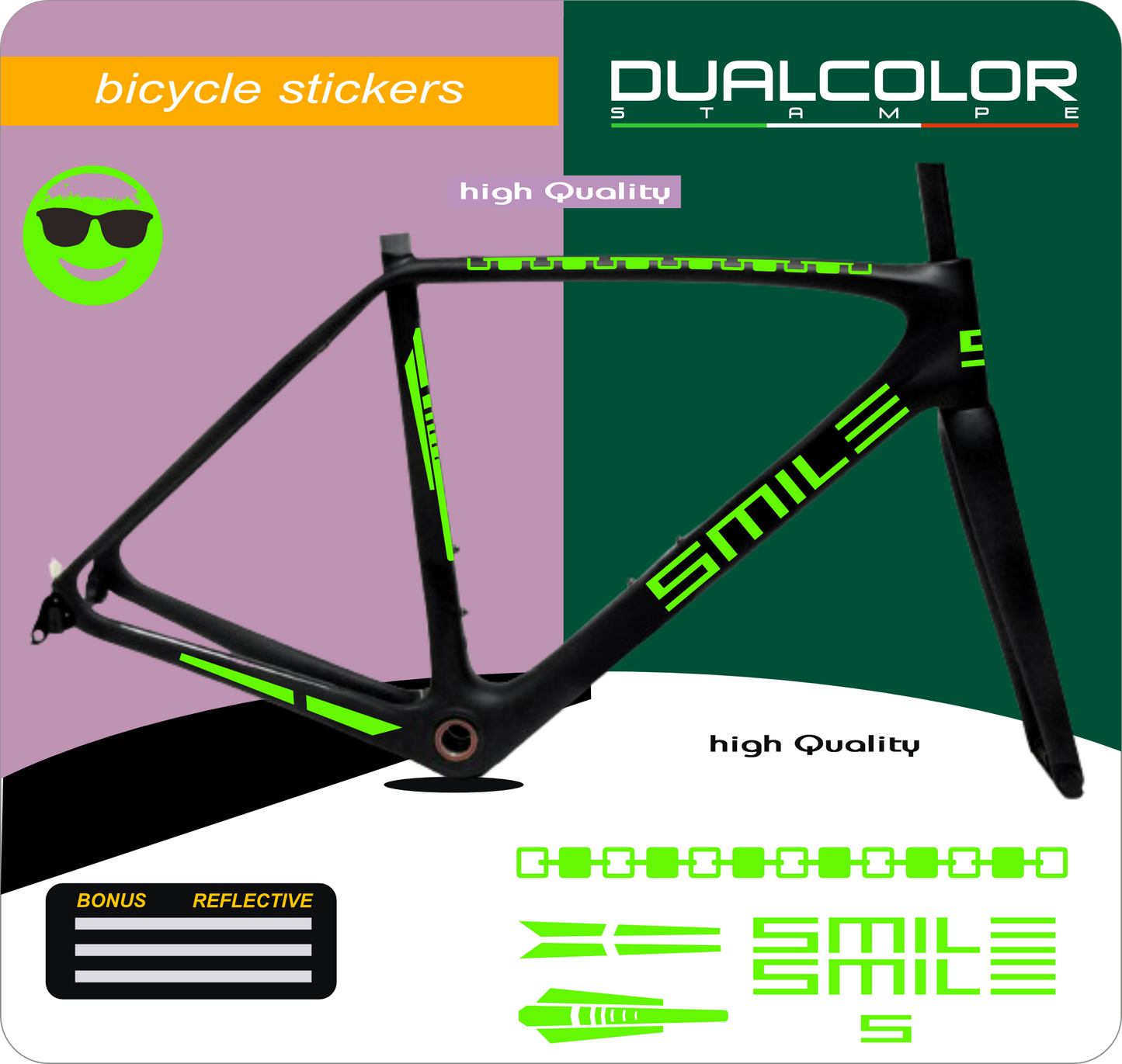 set adesivi decal vinile