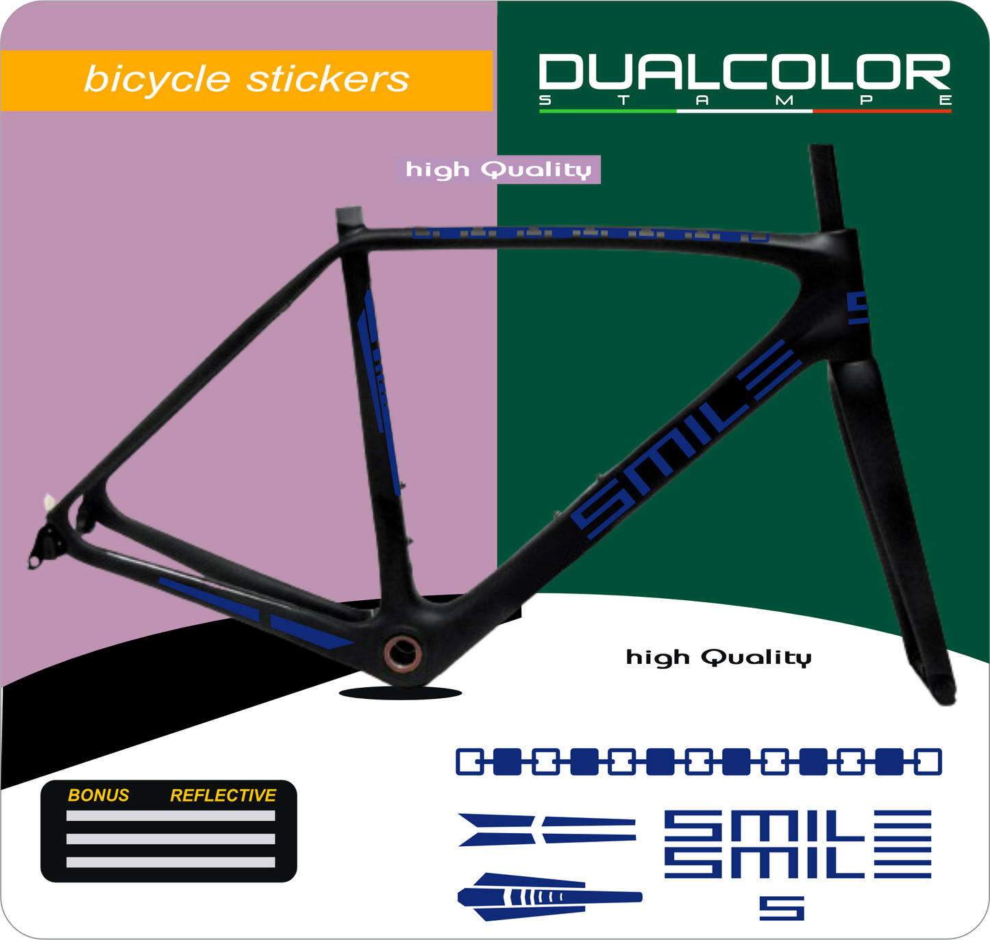 set adesivi decal vinile