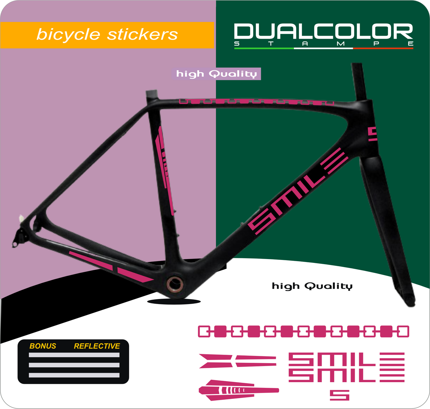 set adesivi decal vinile
