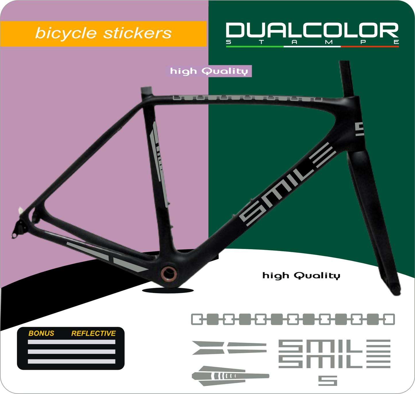 set adesivi decal vinile