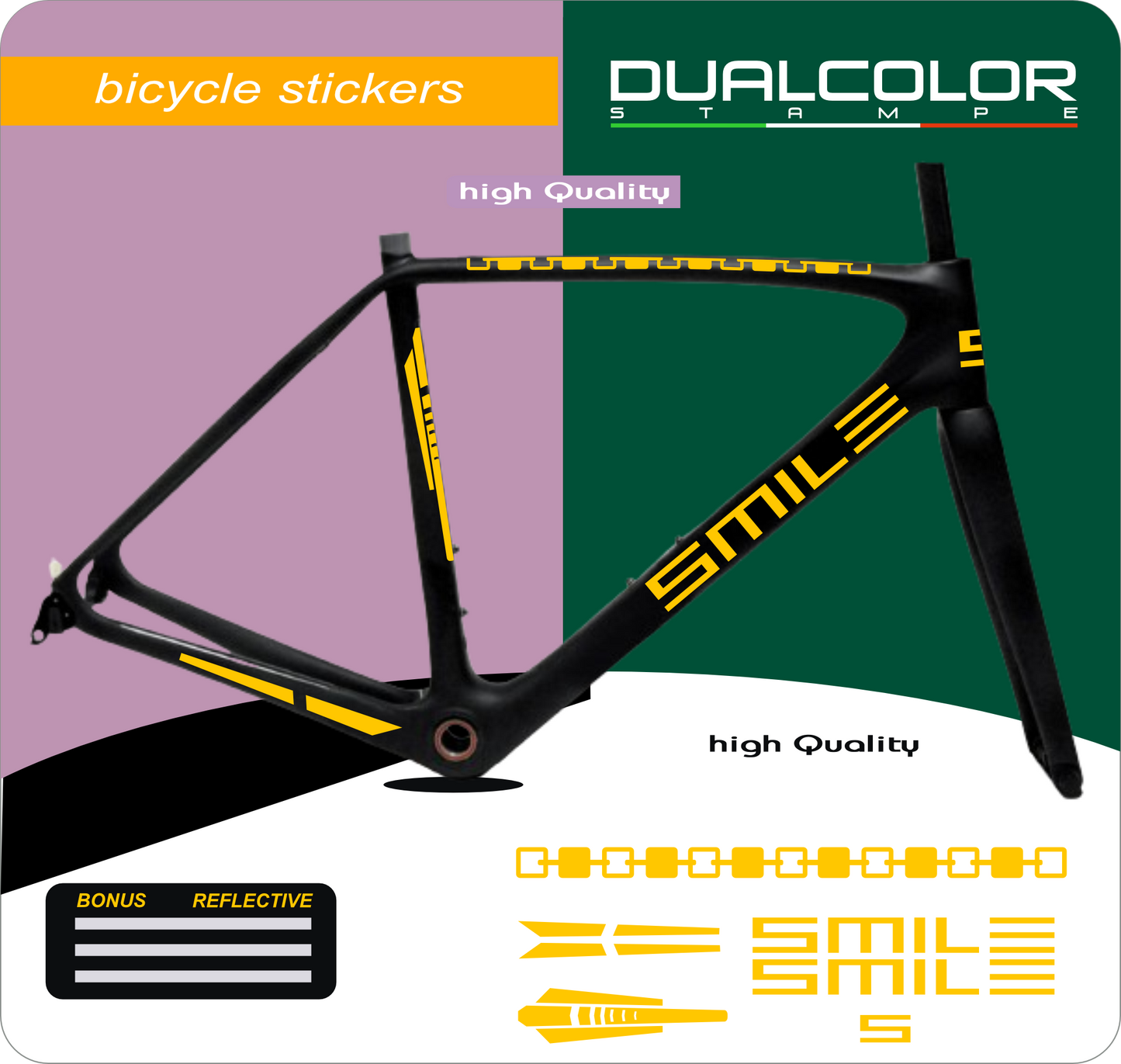 set adesivi decal vinile