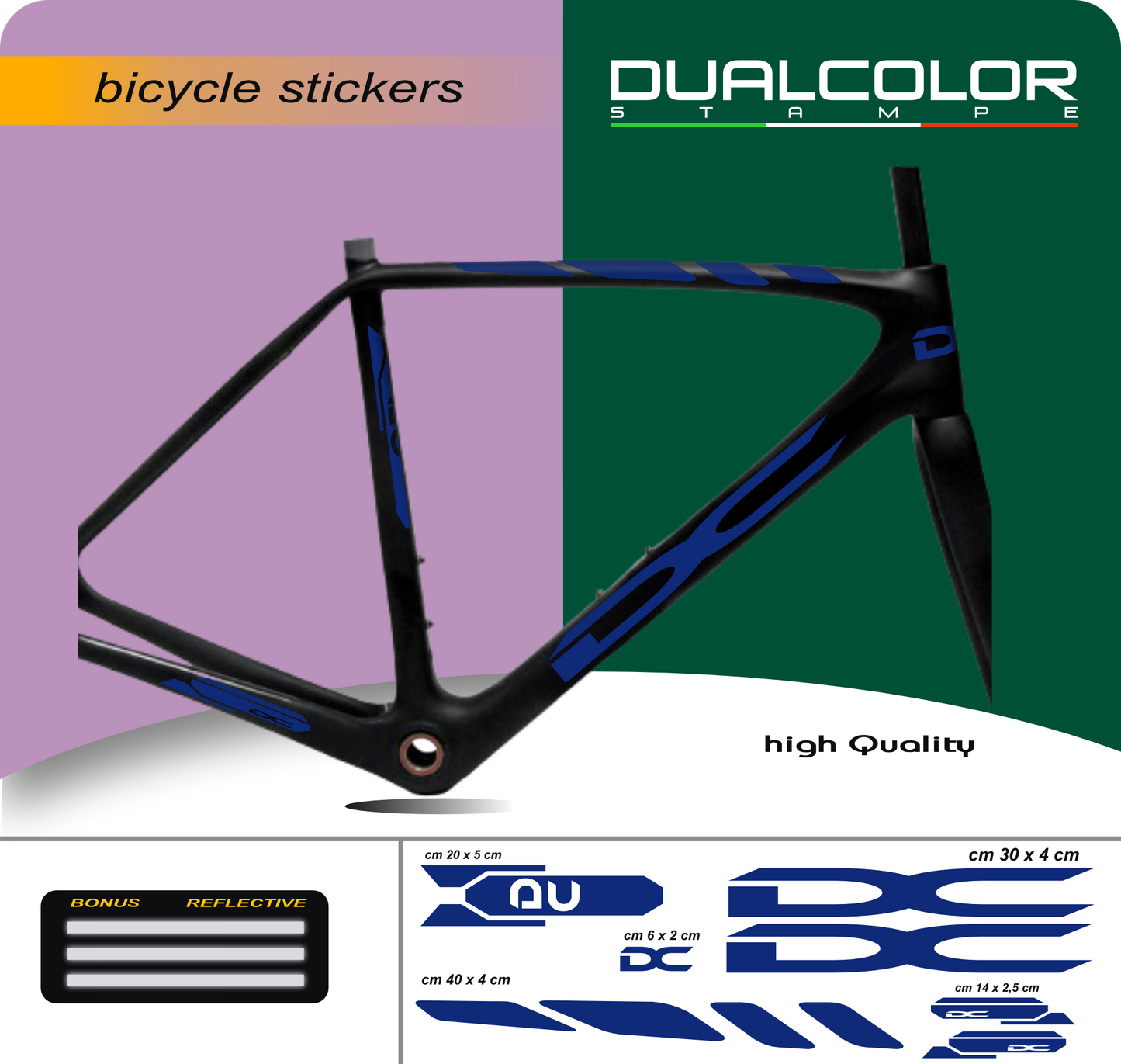 set adesivi decal vinile