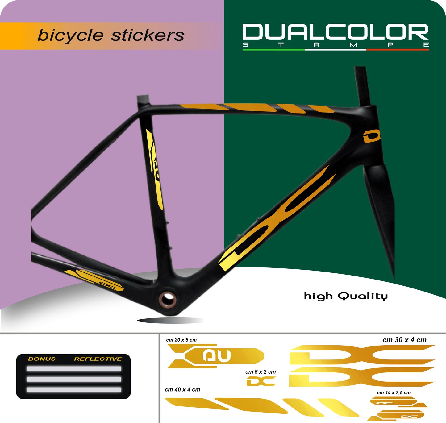 set adesivi decal vinile