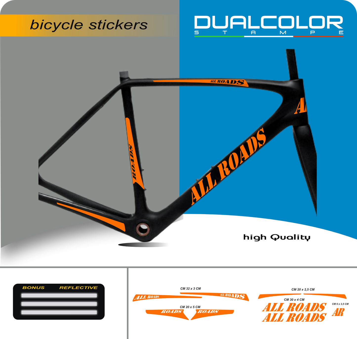 set adesivi decal vinile