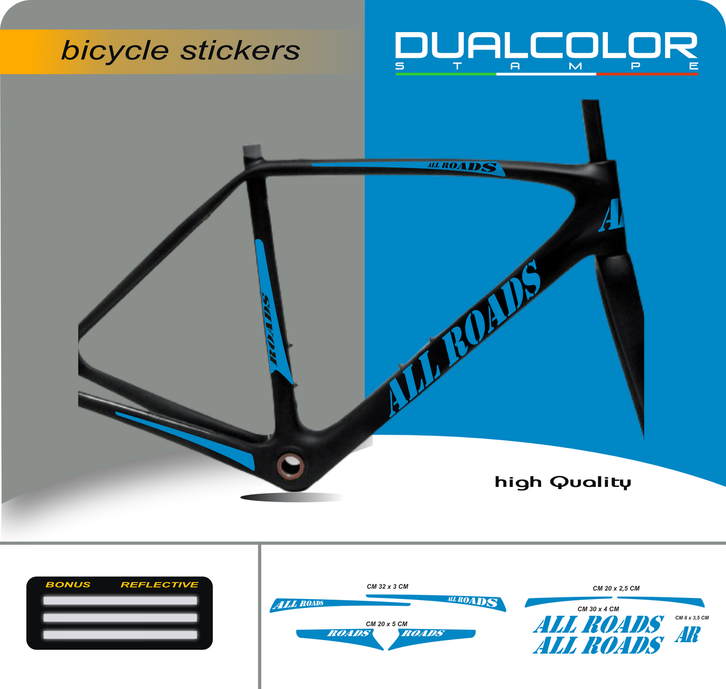 set adesivi decal vinile