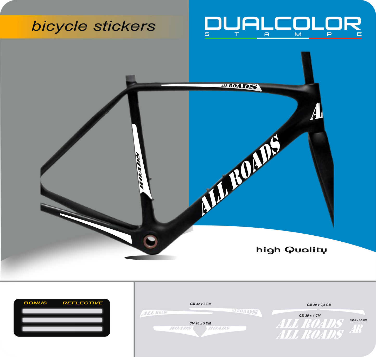 set adesivi decal vinile