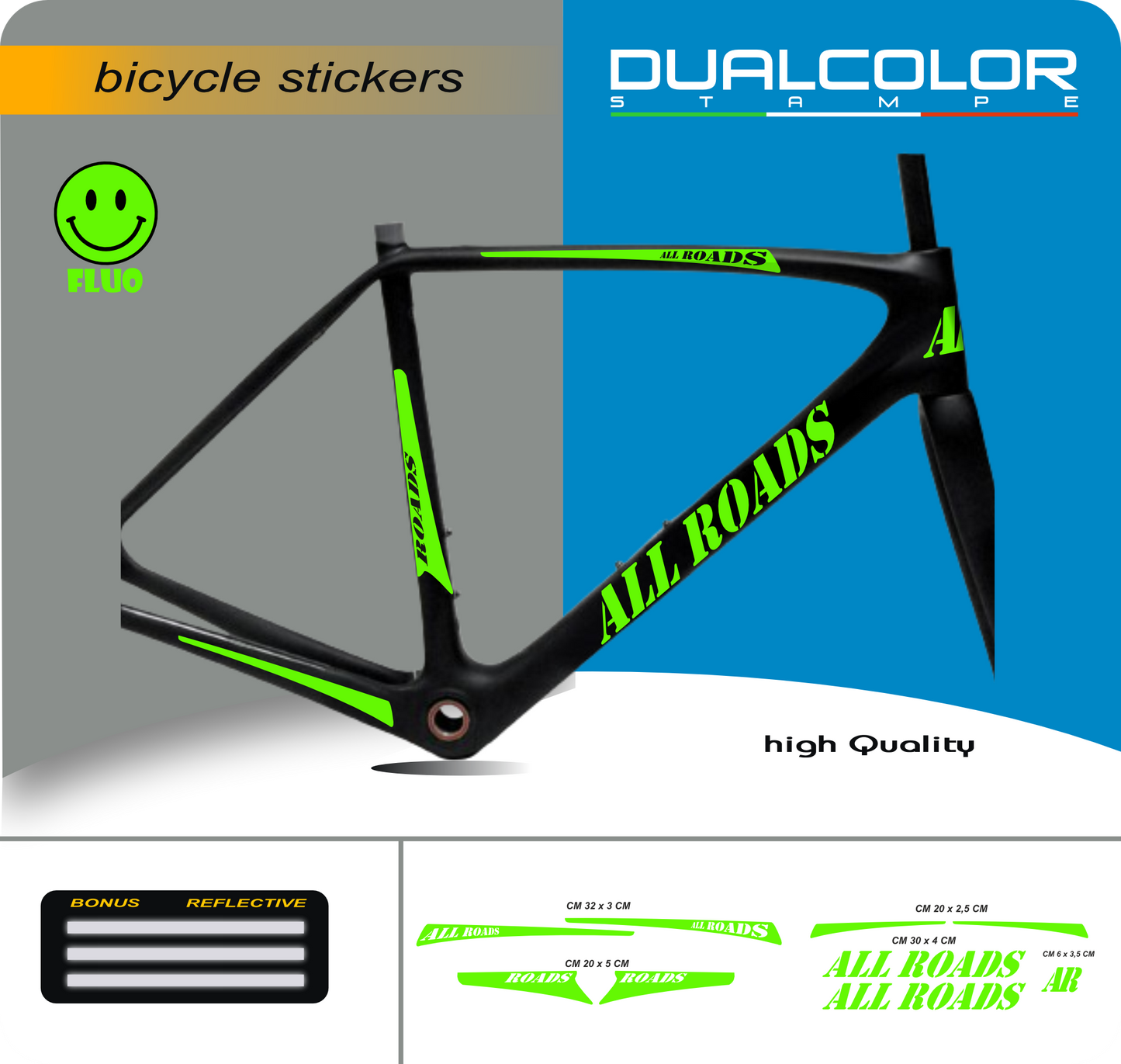 set adesivi decal vinile