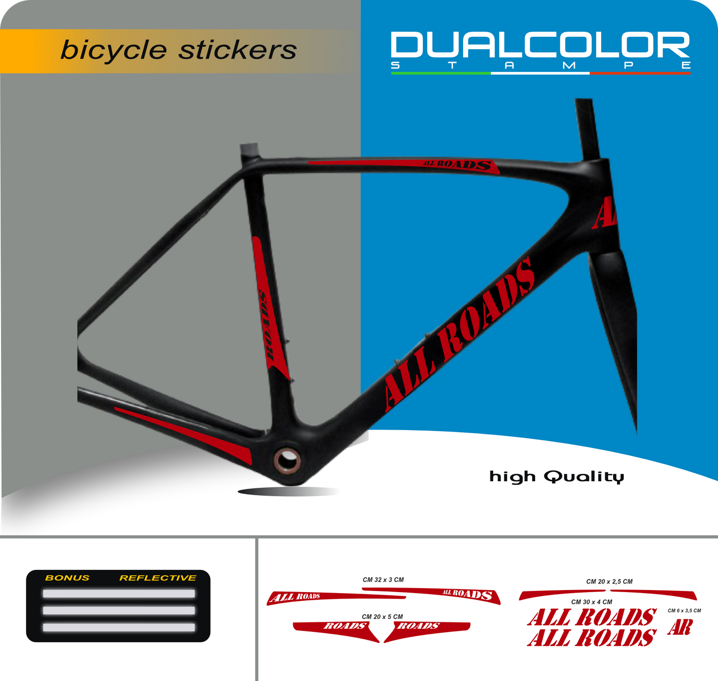 set adesivi decal vinile