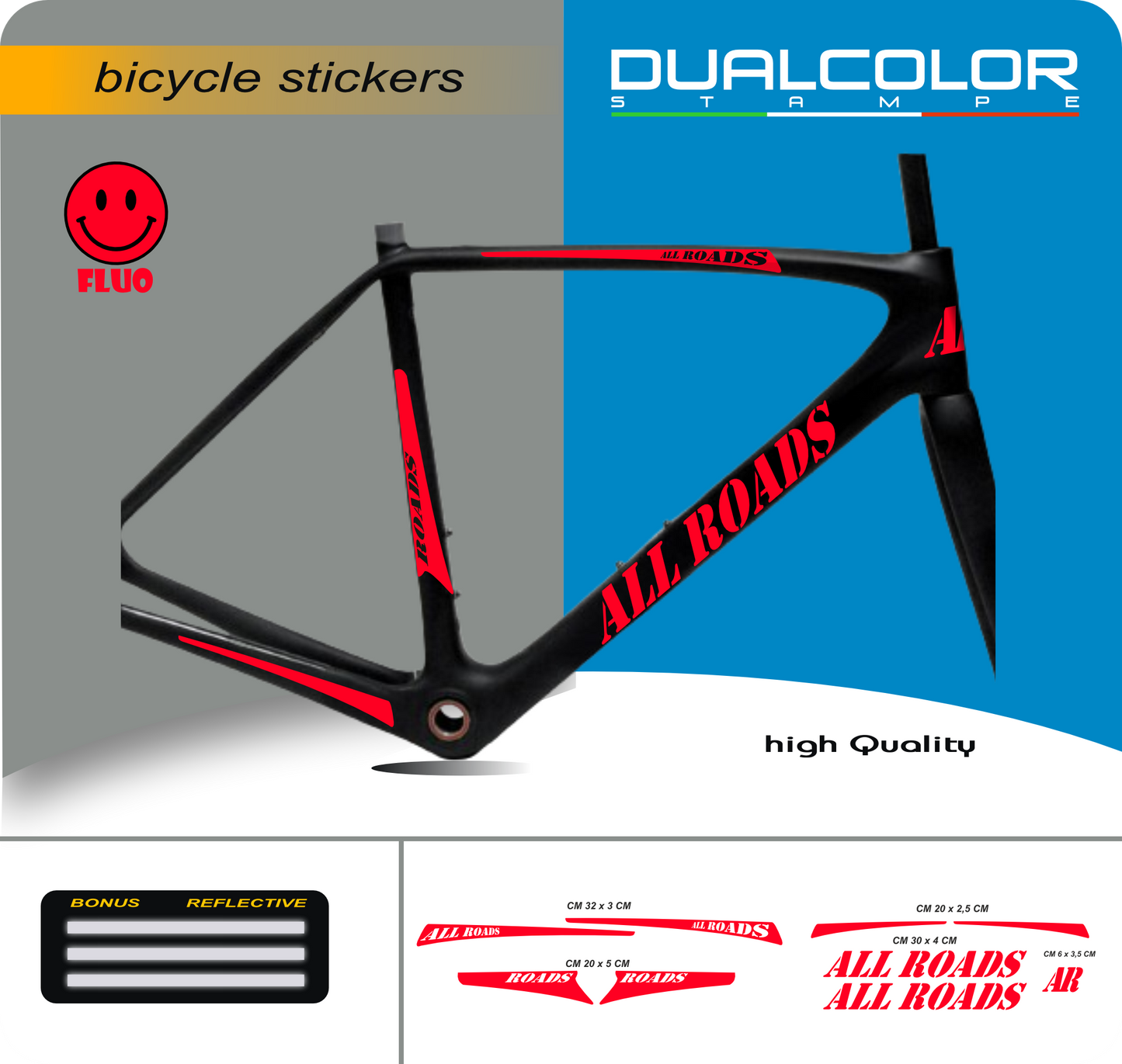 set adesivi decal vinile
