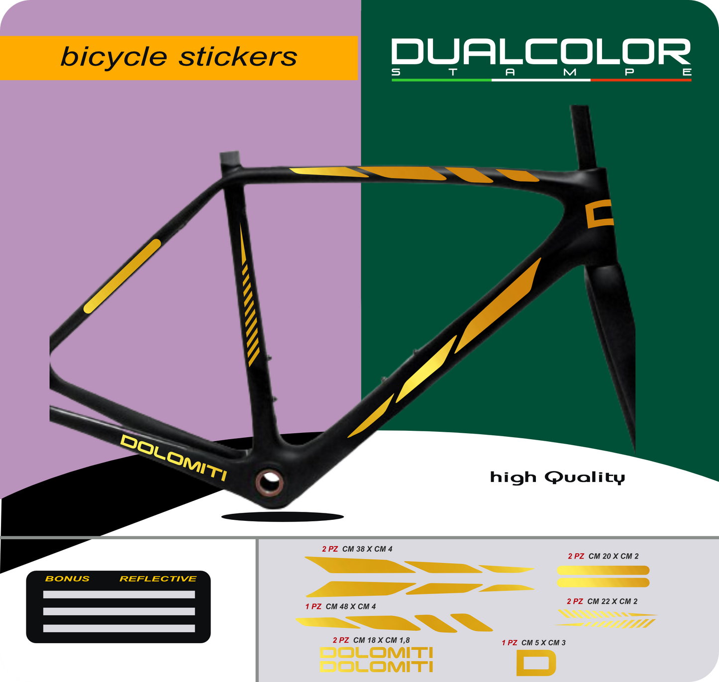set adesivi decal vinile
