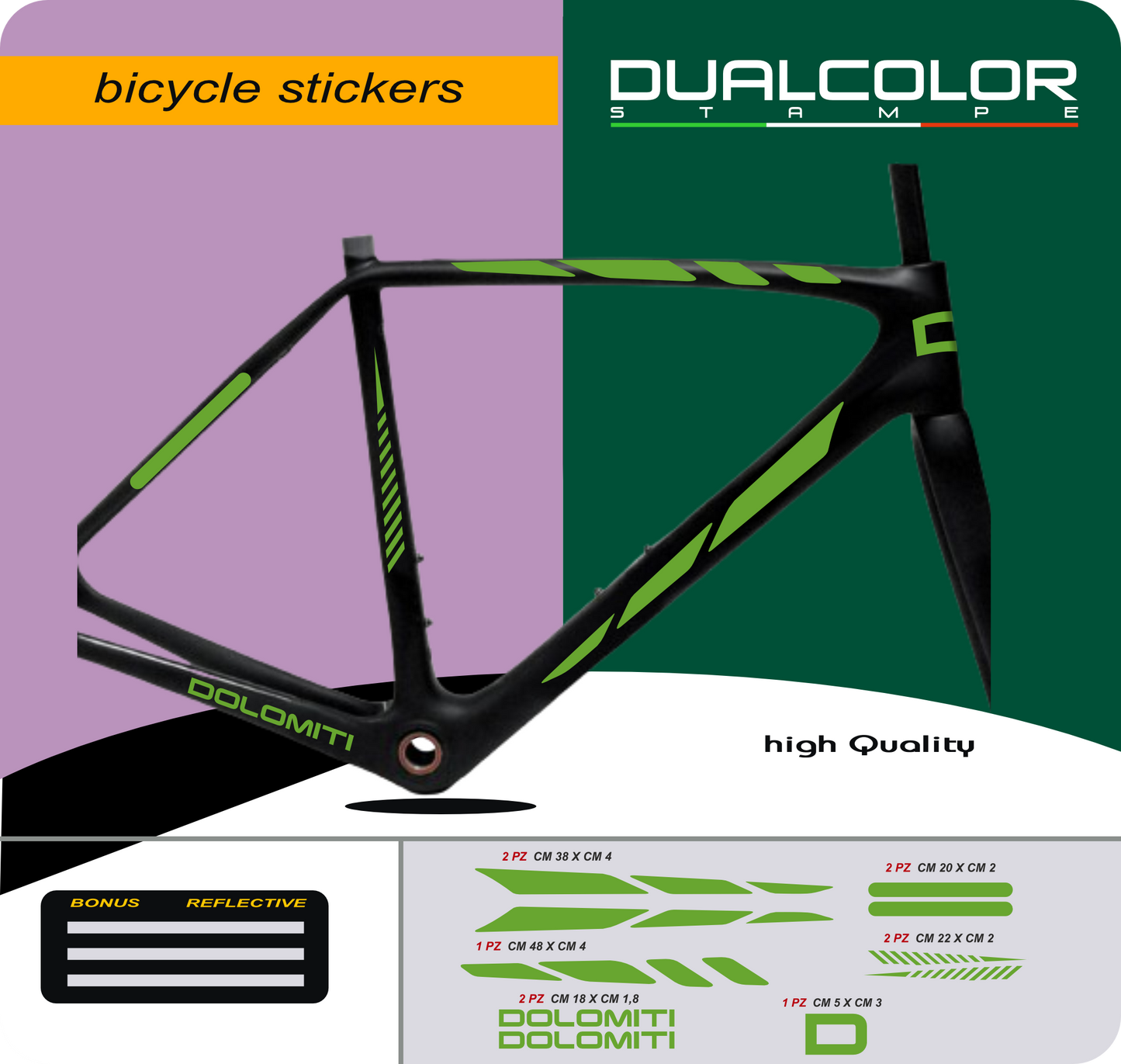 set adesivi decal vinile